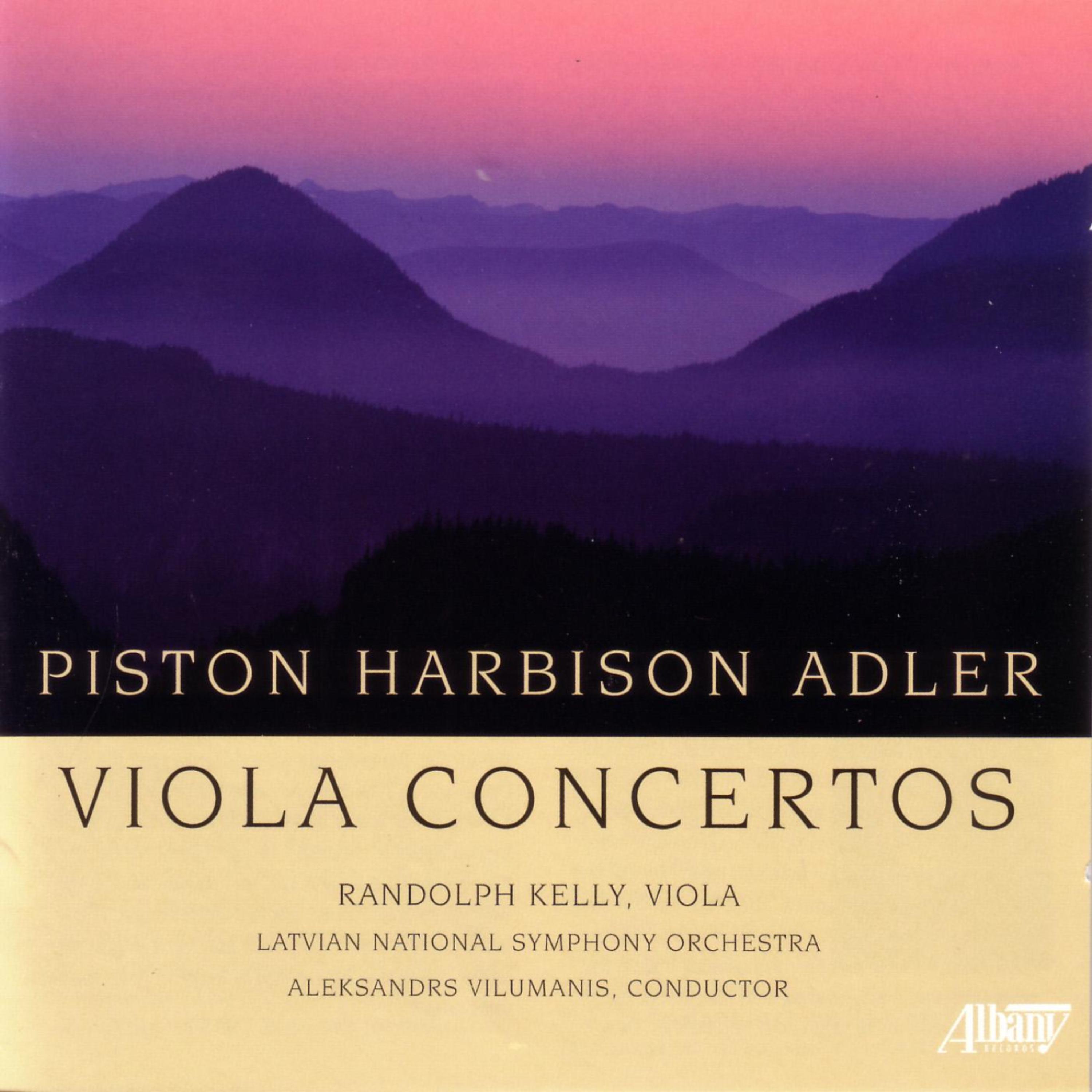 Постер альбома American Viola Concertos