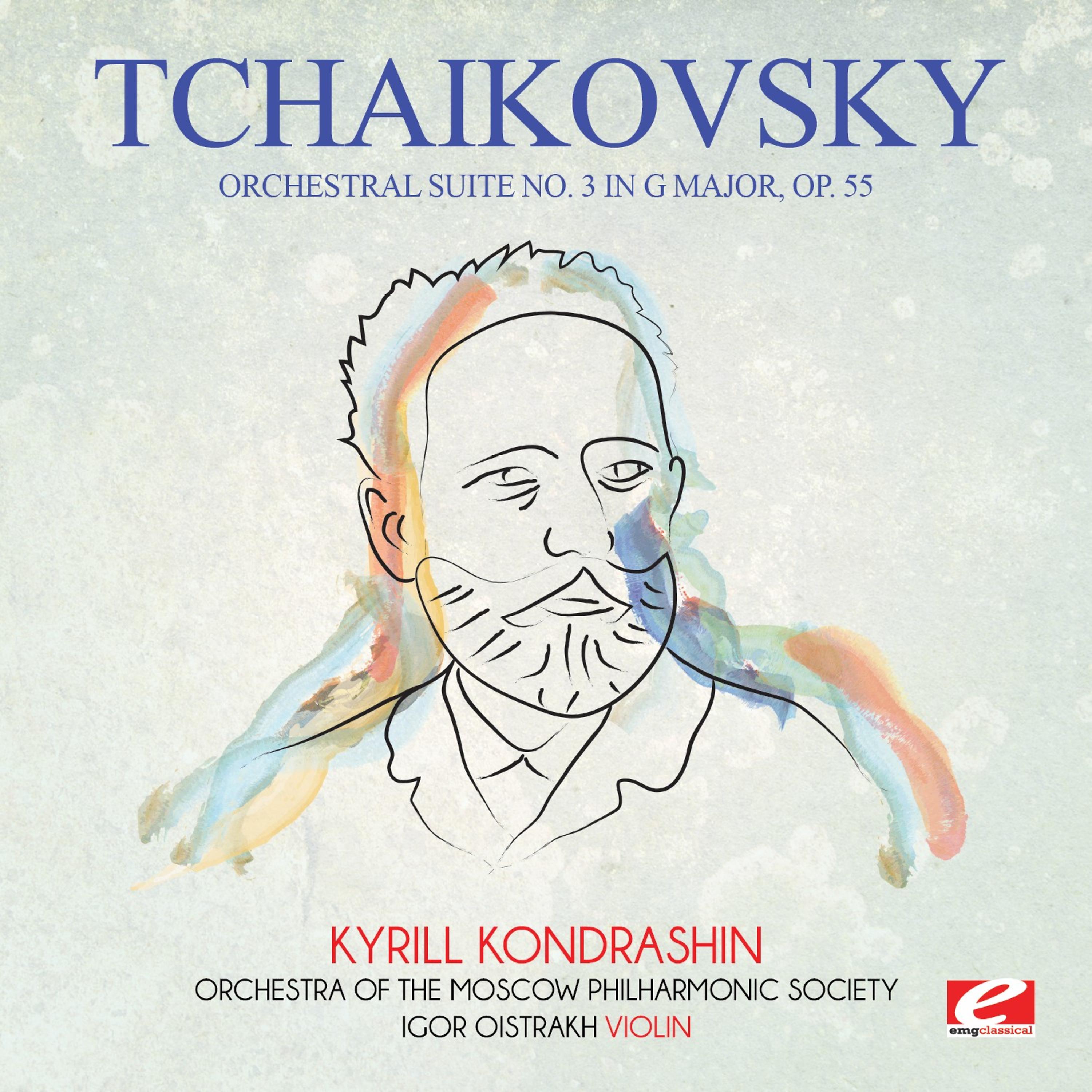 Постер альбома Tchaikovsky: Orchestral Suite No. 3 in G Major, Op. 55 (Digitally Remastered)