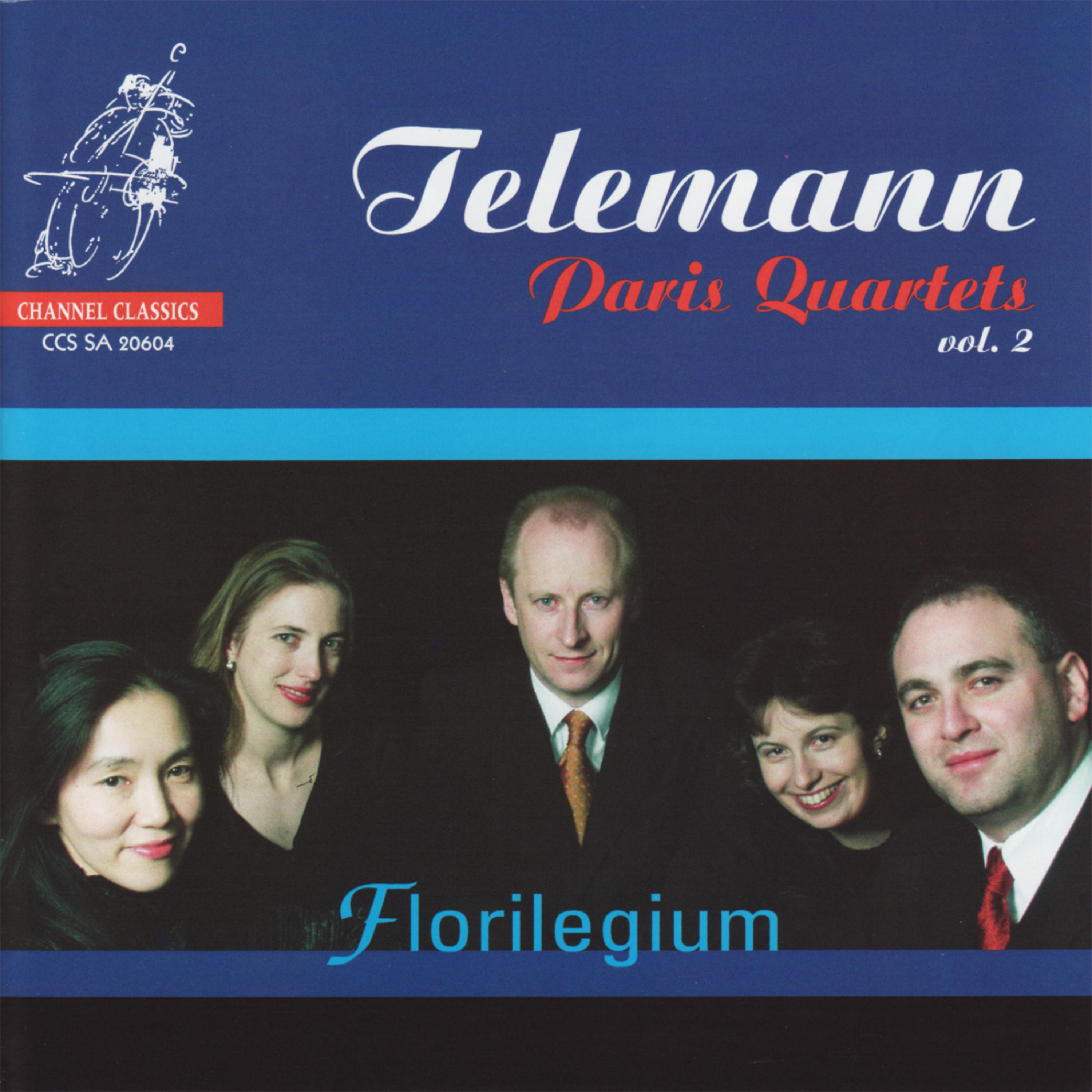 Постер альбома Telemann: Paris Quartets, Vol. 2