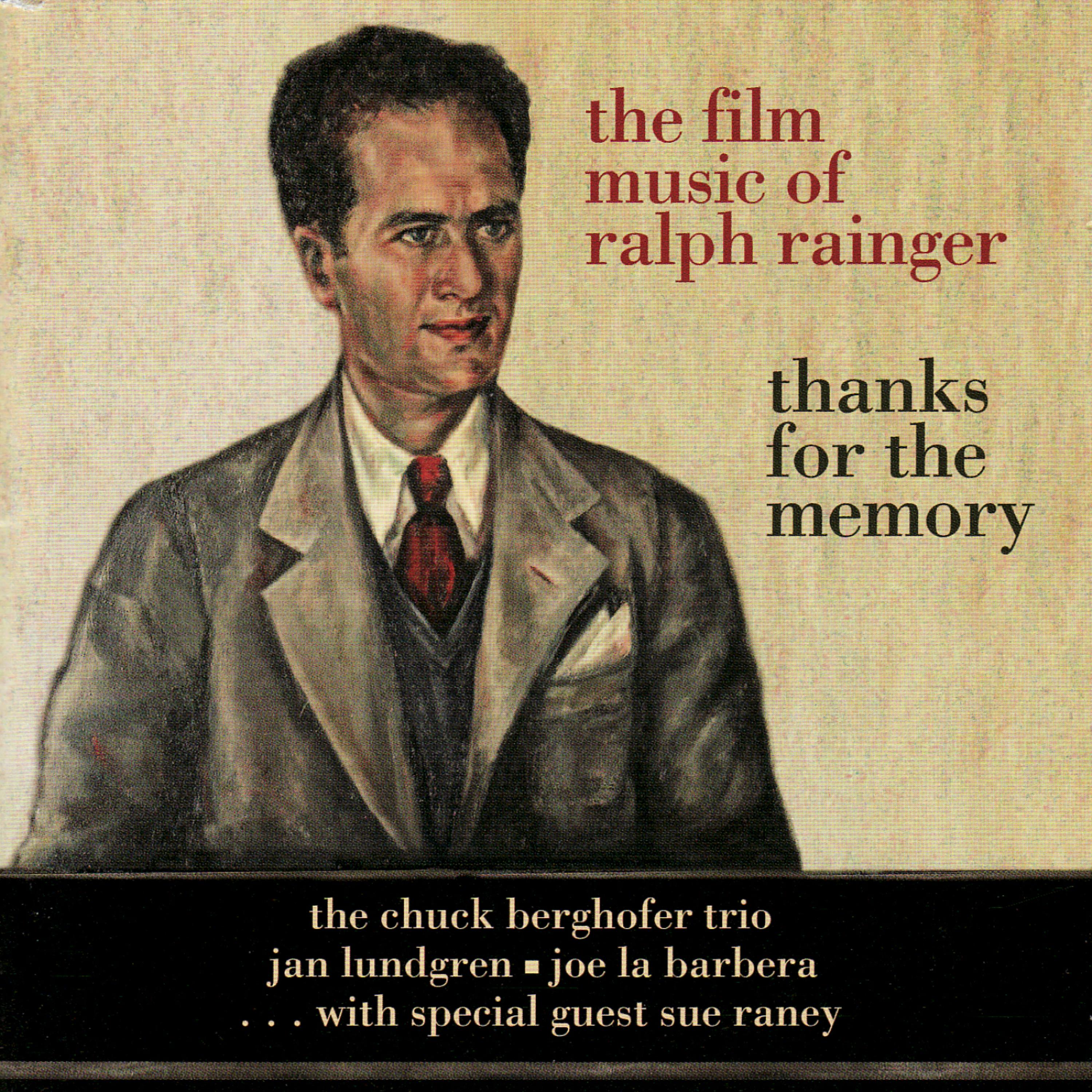 Постер альбома The Film Music of Ralph Rainger: Thanks for the Memory