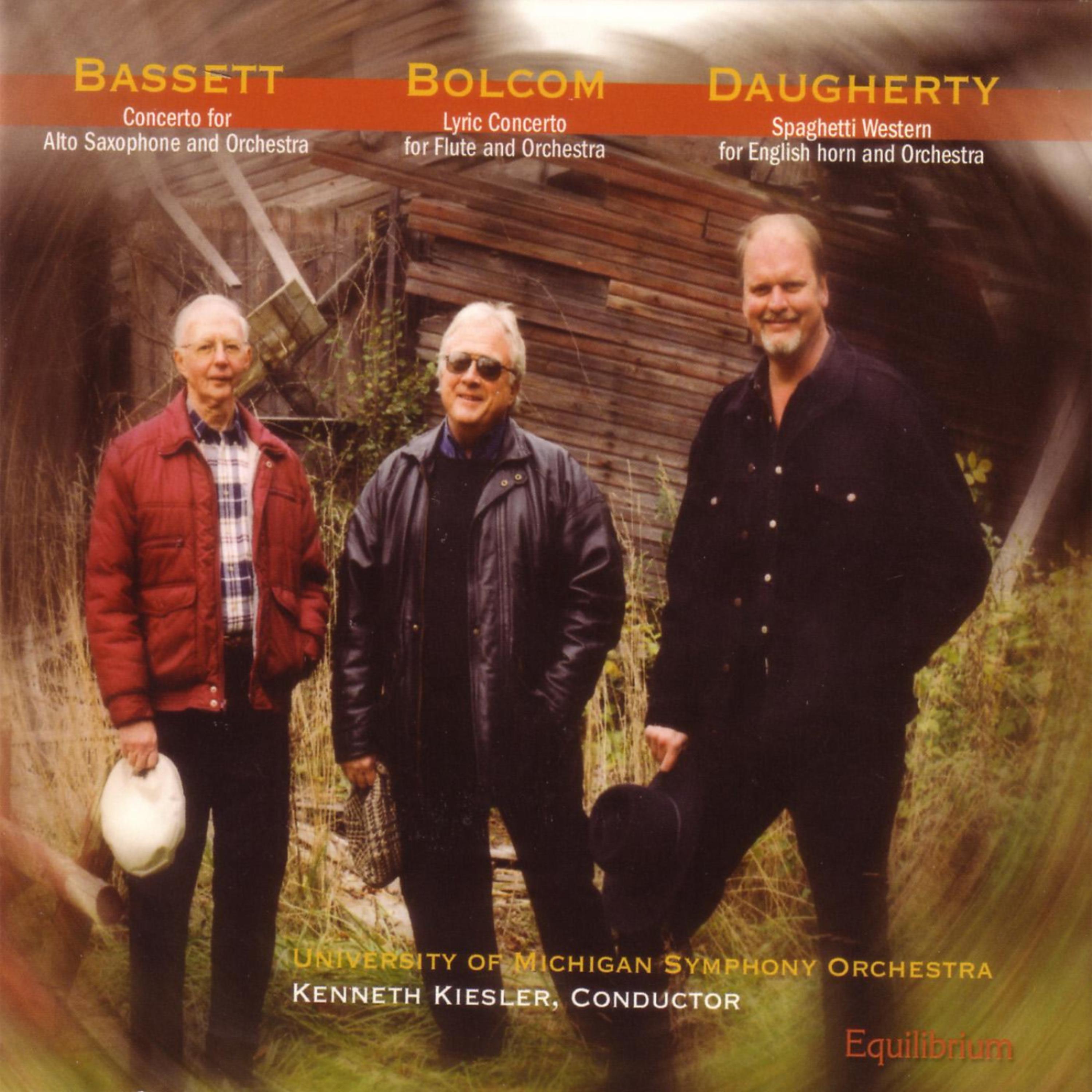 Постер альбома Concertos: Bassett, Bolcom, Daugherty
