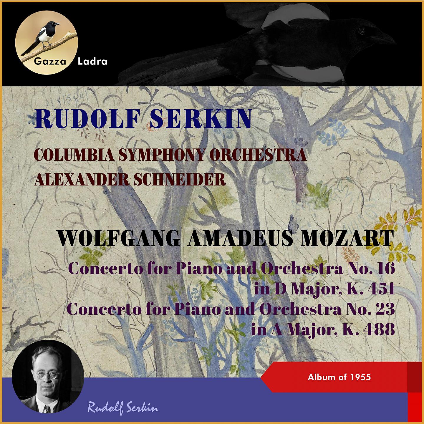 Rudolf Serkin - Mozart: Concerto for Piano and Orchestra No. 16 in D Major, K. 451: I. Allegro assai