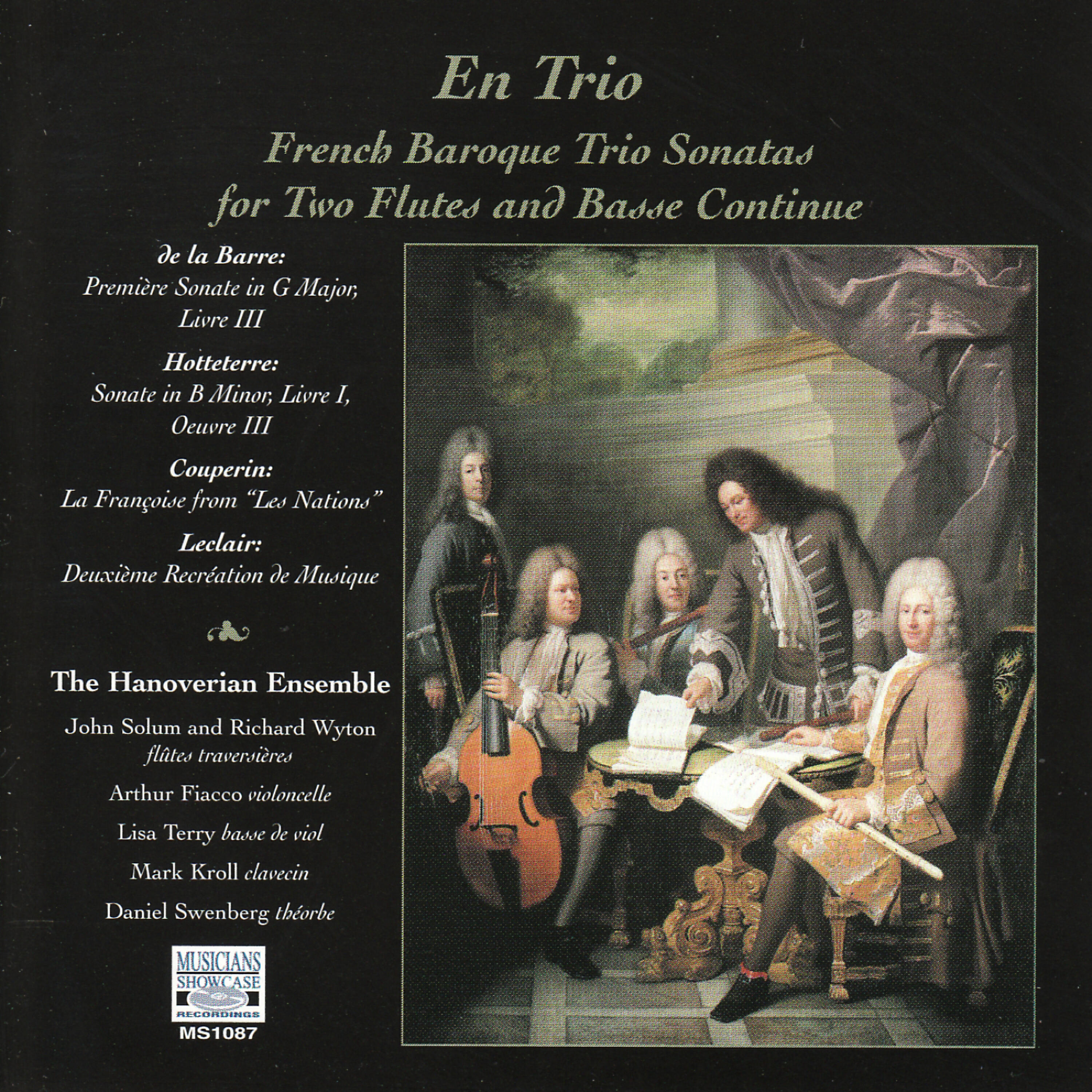 The Hanoverian Ensemble - Michel de la Barre: Première Sonate en trio in G Major, Livre III