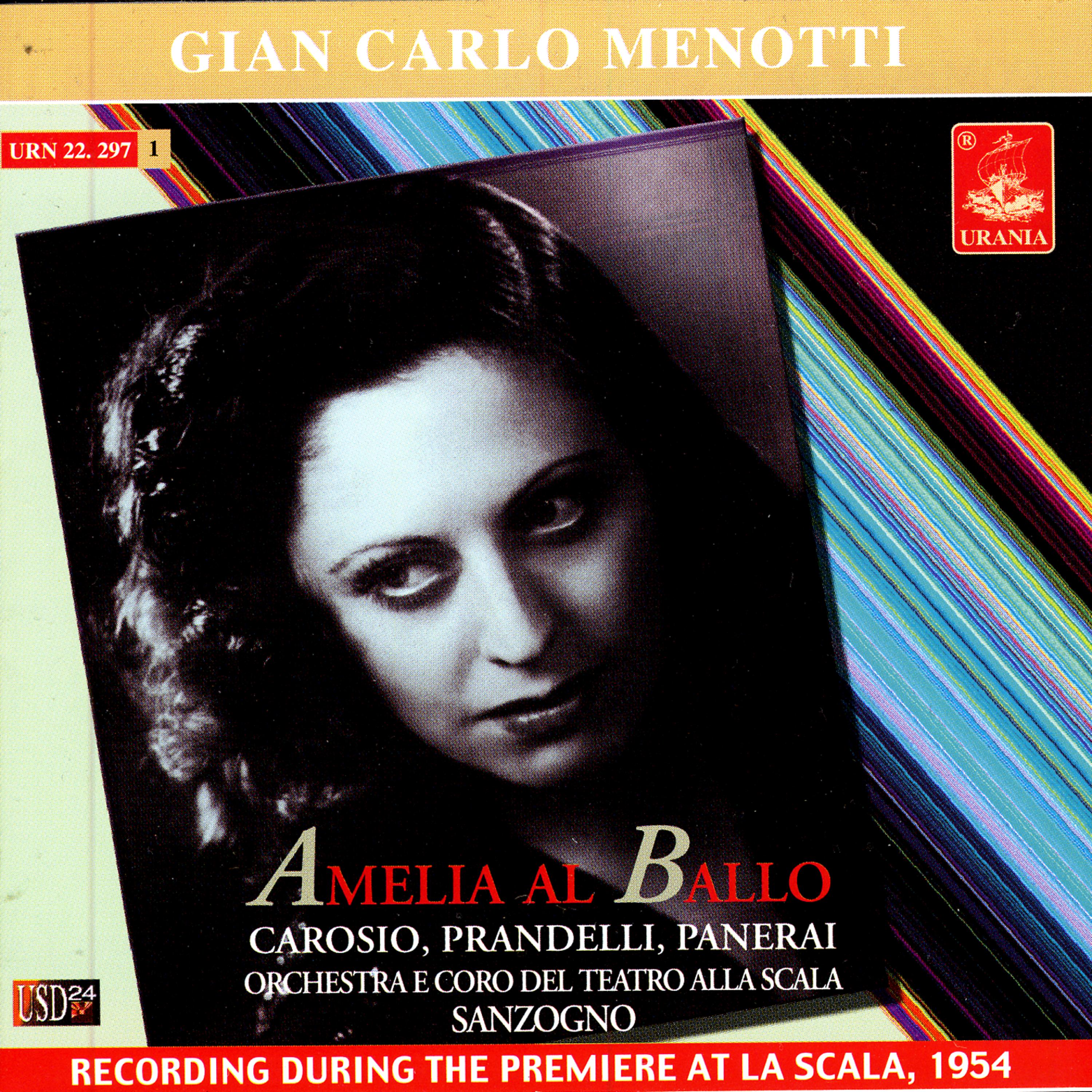 Постер альбома Menotti: Amelia Al Ballo