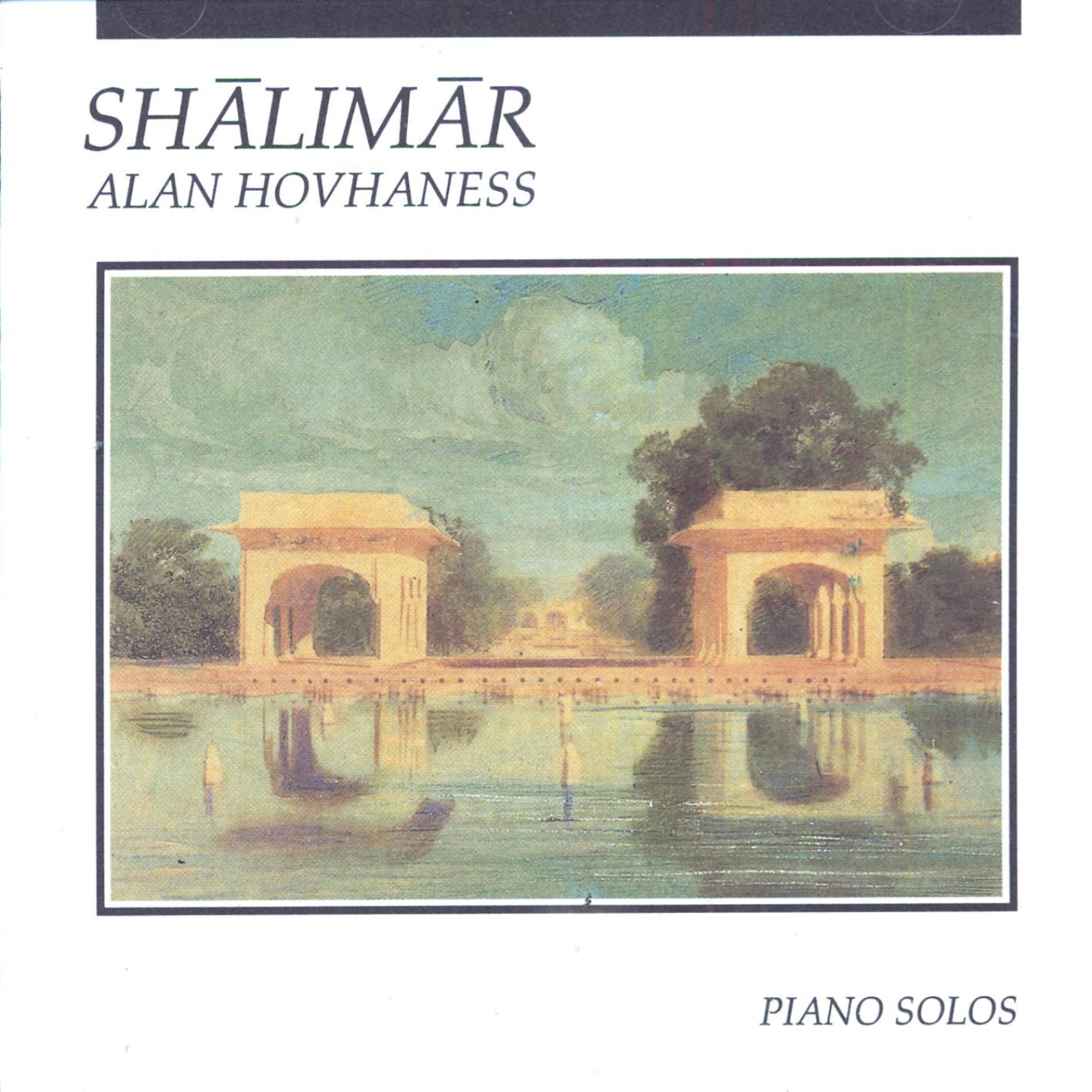 Постер альбома Hovhaness: Shalimar, Piano Solos