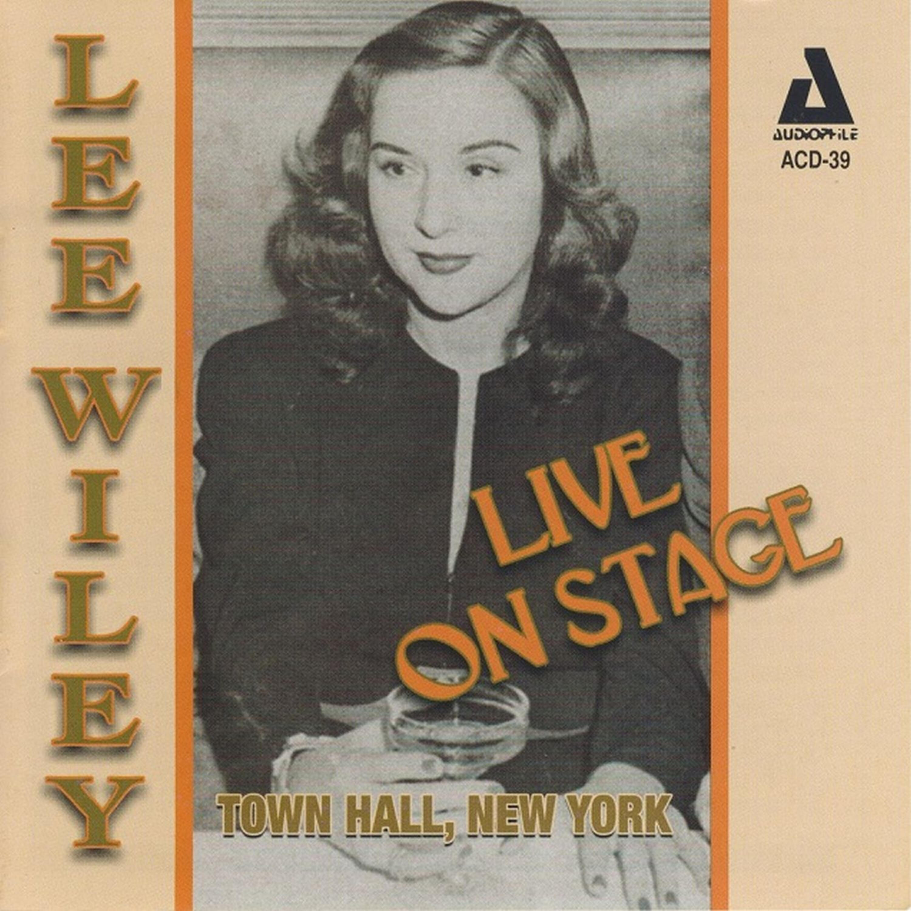 Lee Wiley - A Ghost of a Chance (Live)