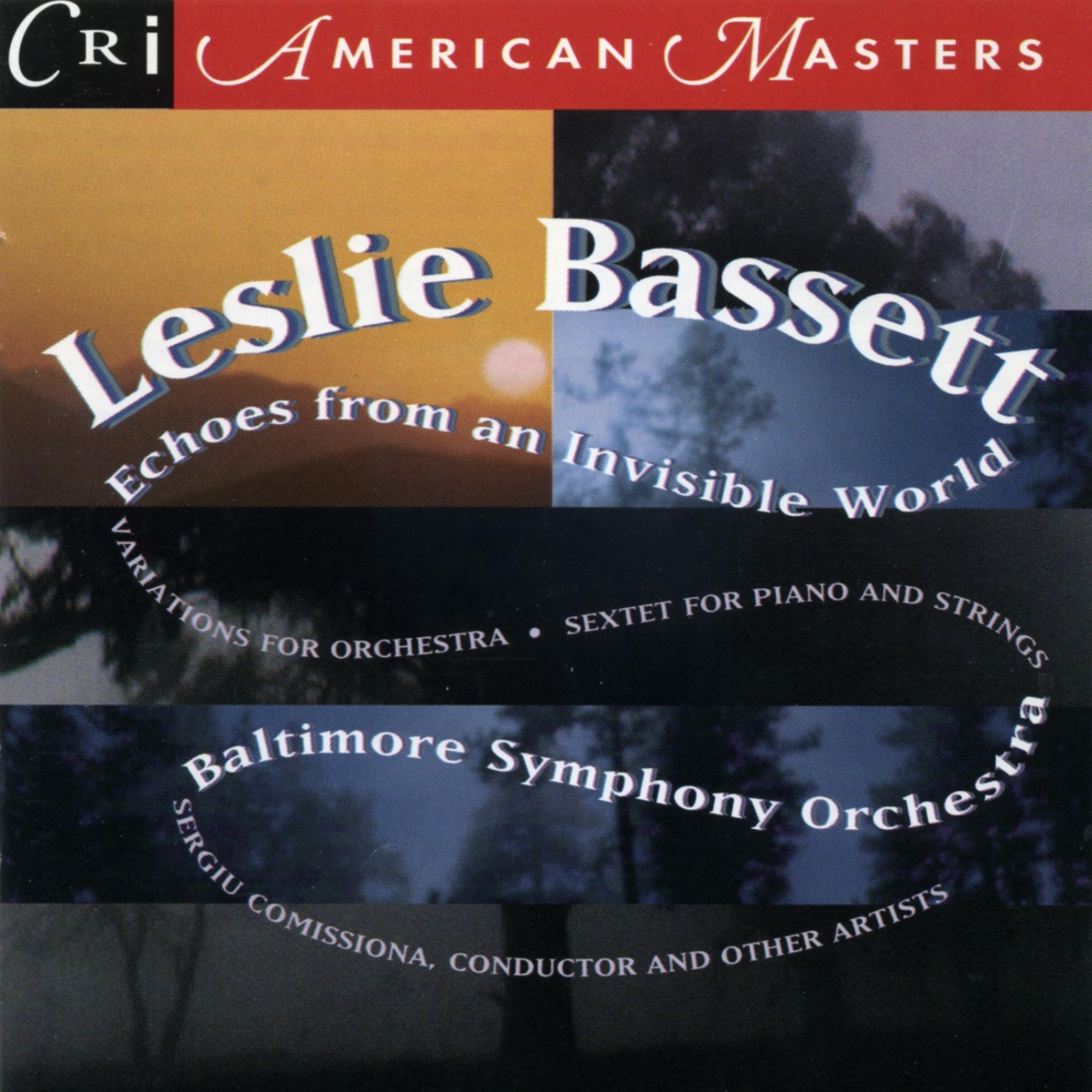 Постер альбома Leslie Bassett: Echoes from an Invisible World