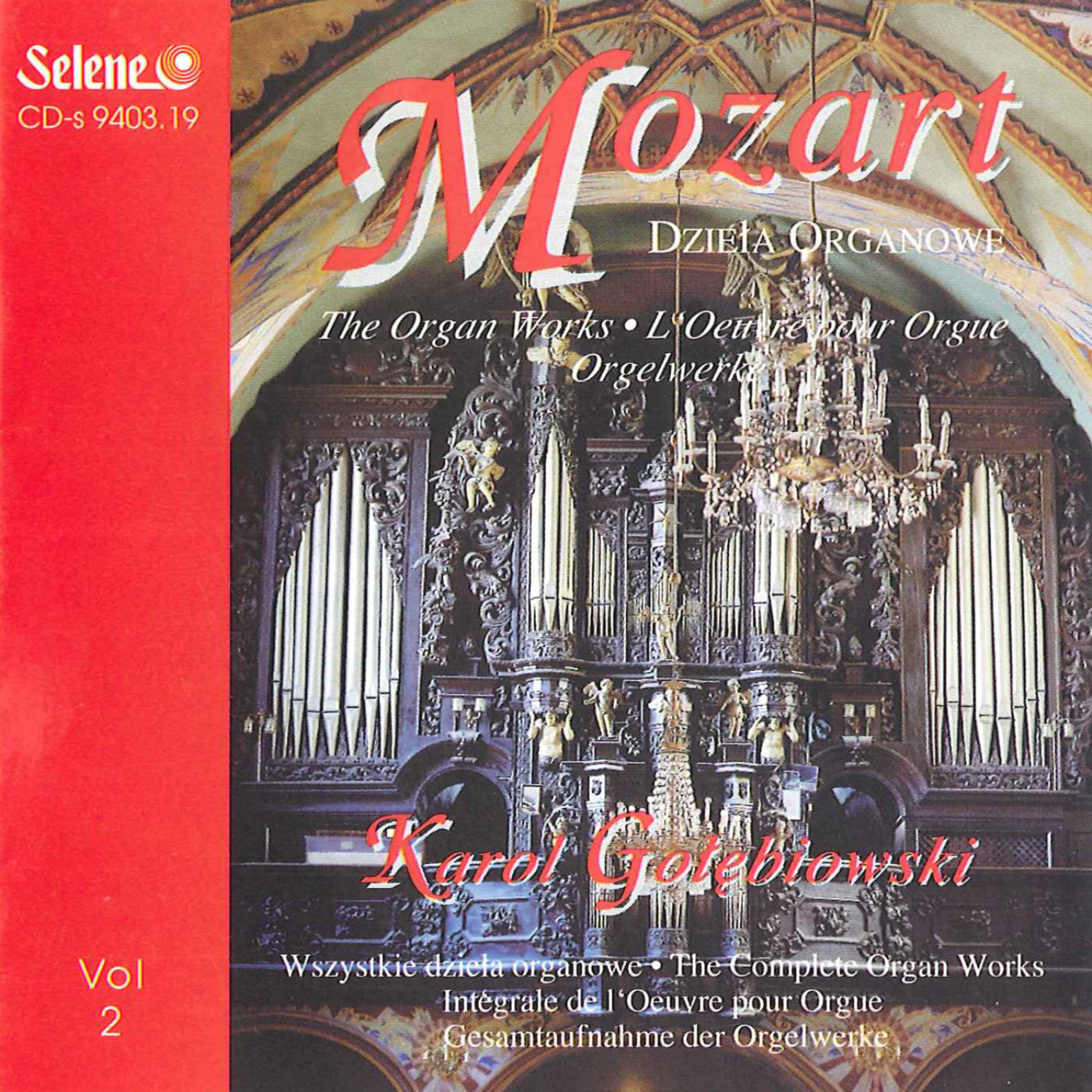 Постер альбома W.A. Mozart - The Organ Works