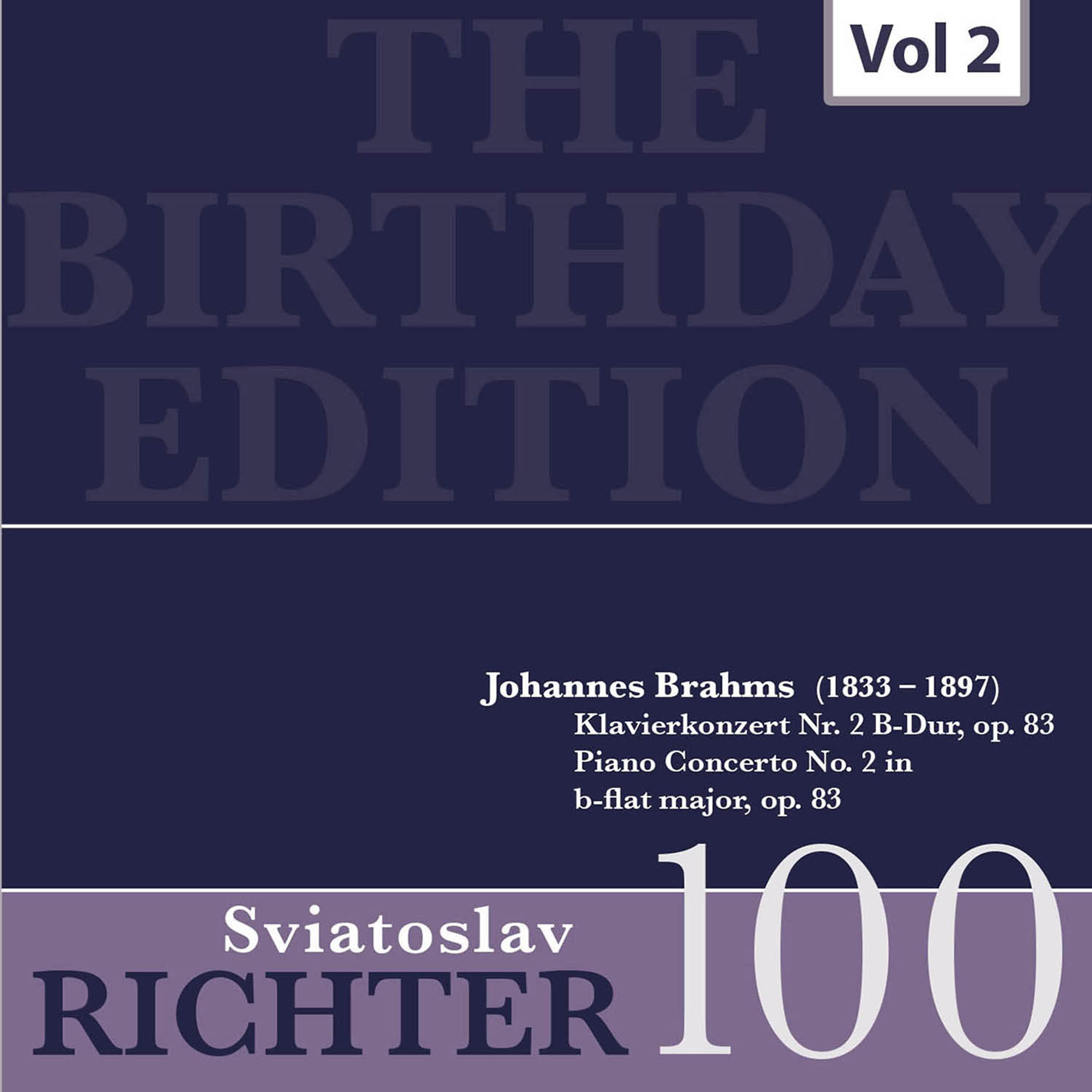 Постер альбома The Birthday Edition - Sviatoslav Richter, Vol. 2