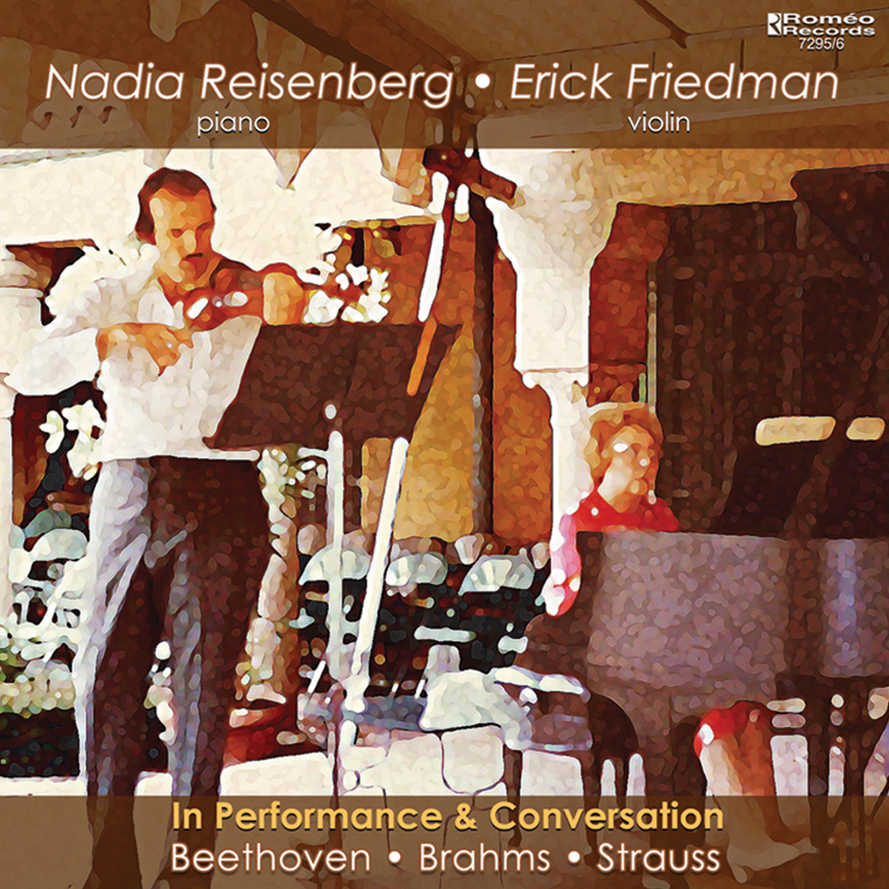 Постер альбома Nadia Reisenberg & Erick Friedman in Performance