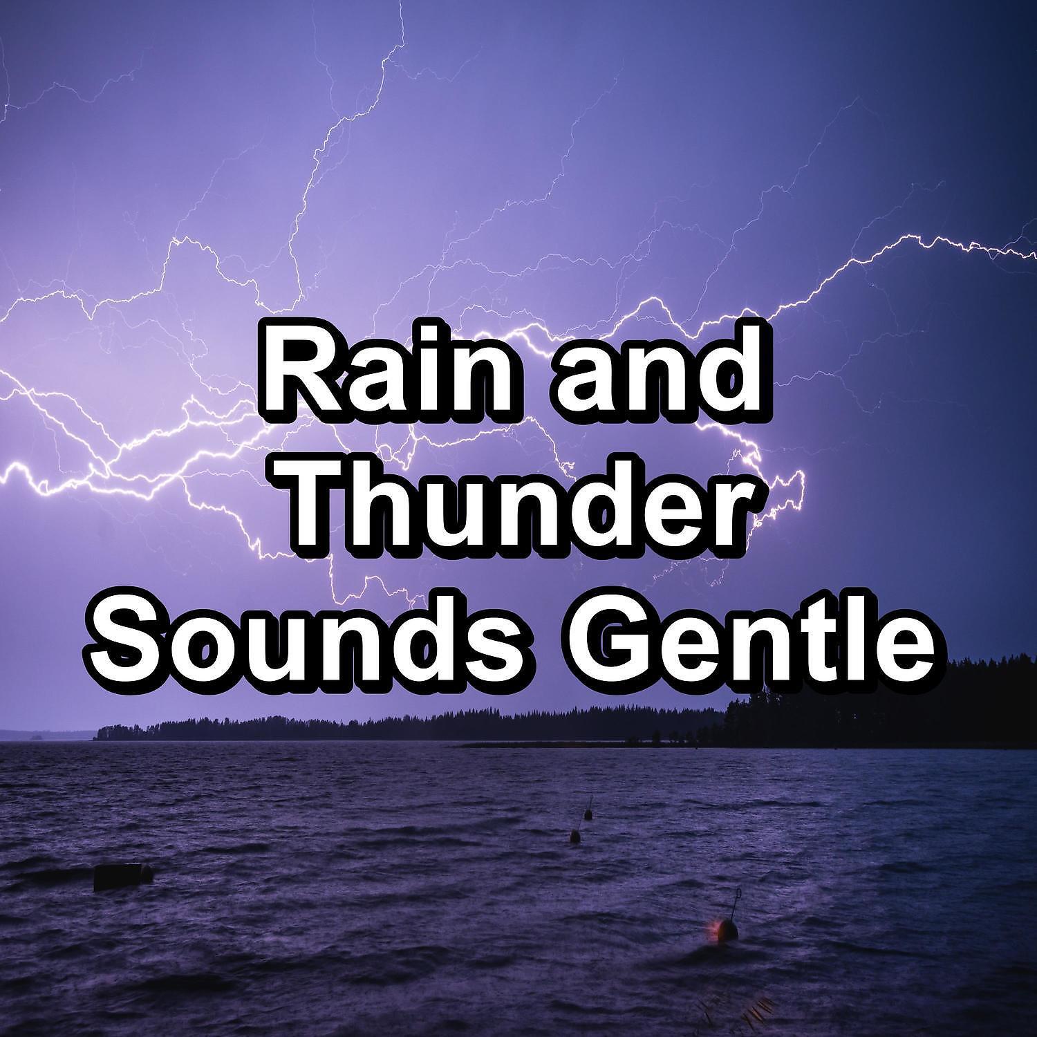 Life Sounds Nature - Distant Rain With Ocean Waves To Repeat for 24 Hours