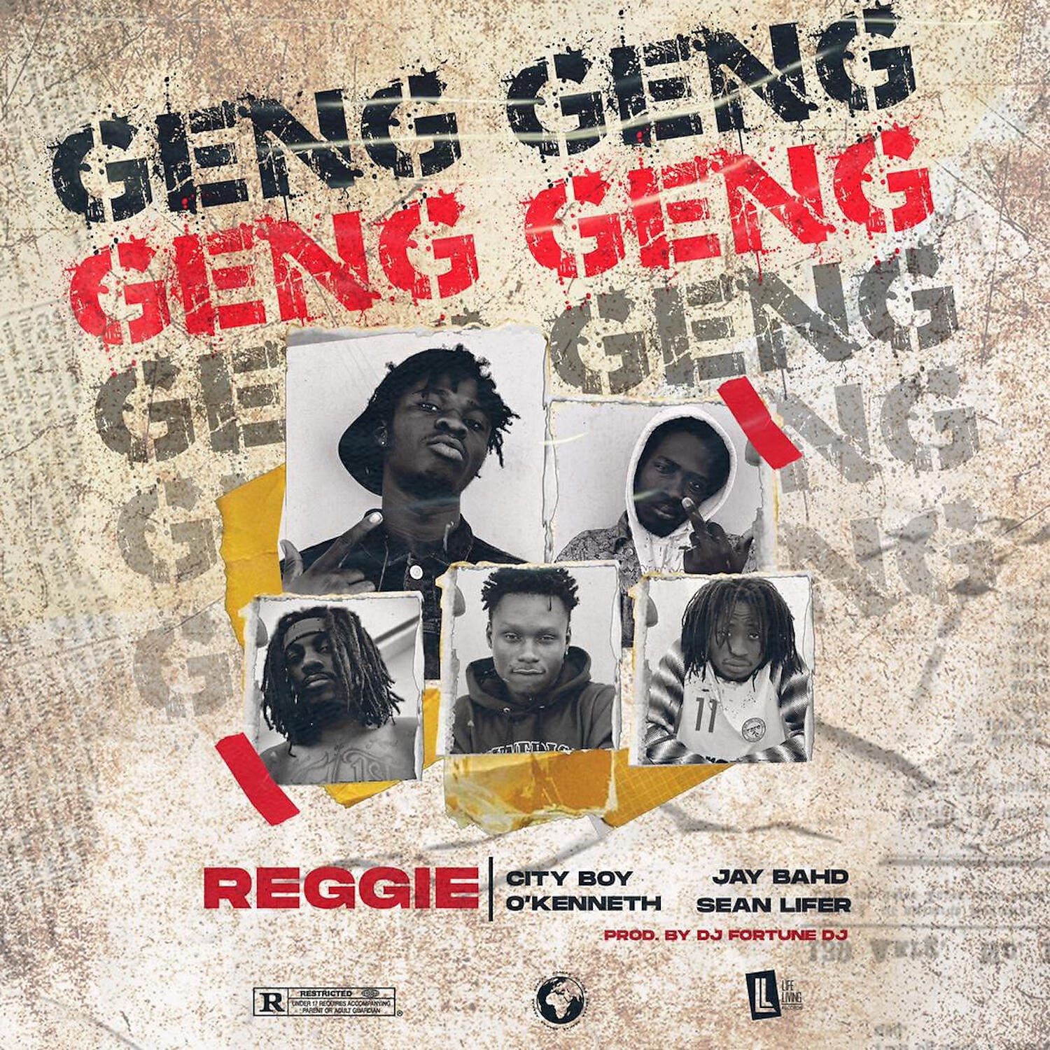 Reggie - GENG GENG (feat. City Boy, O'Kenneth, Jay Bahd & Sean Lifer)