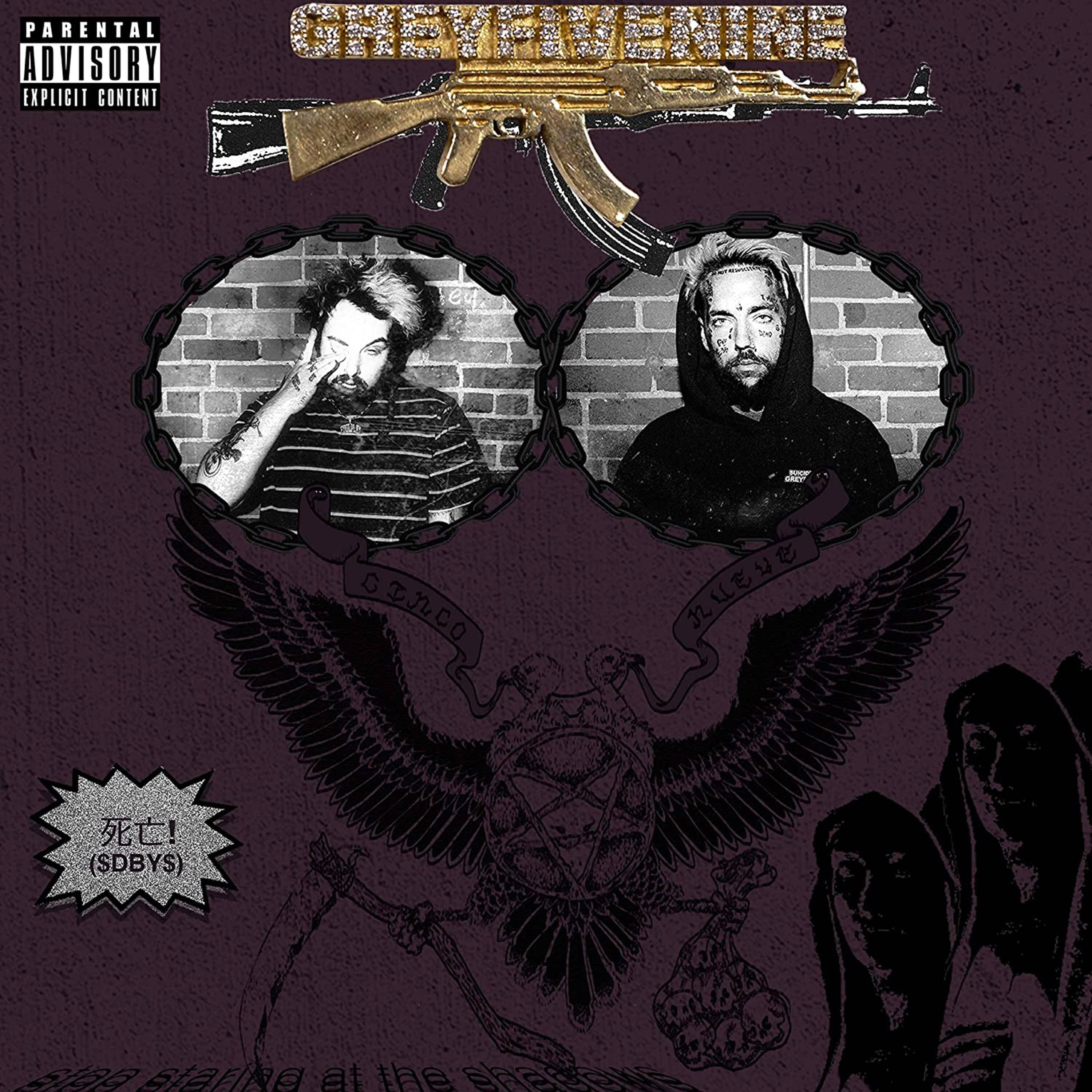 Thanks for sticking around uicideboy. Materialism as a means to an end $uicideboy$. Grey sheep $uicideboy$. Stop staring at the shadows $uicideboy$. And to those i love, thanks for sticking around $uicideboy$.