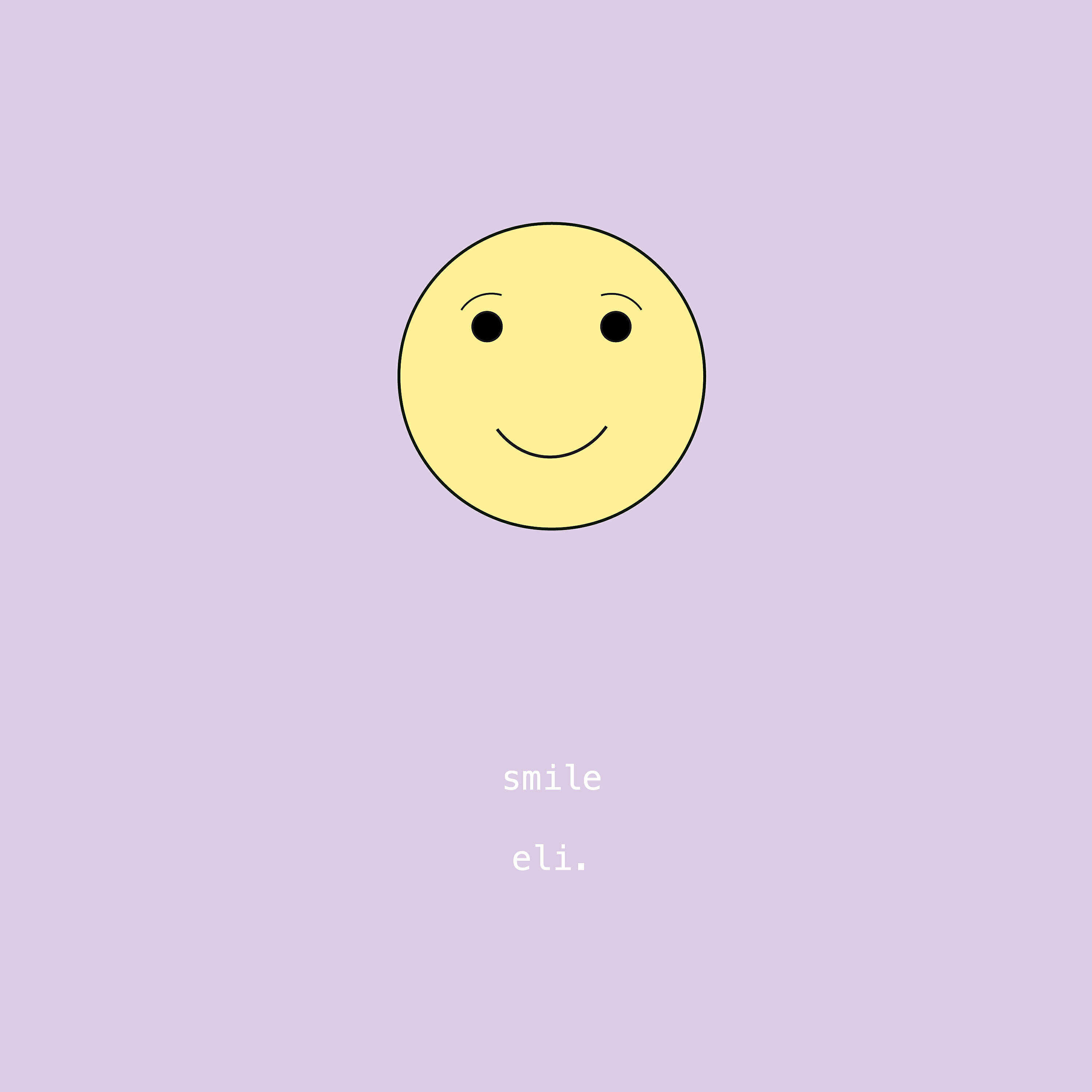 eli. - smile