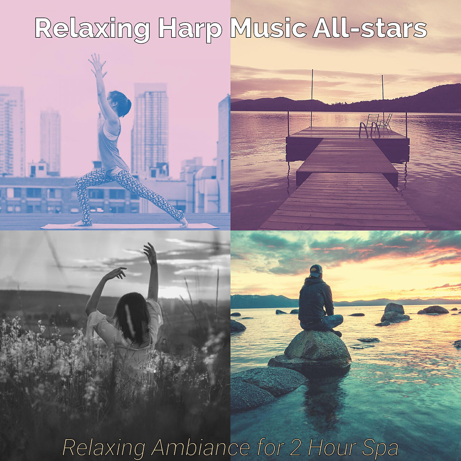 Relaxing Harp Music All-stars - Elegant Guitar and Harps - Vibe for Binaural Focus