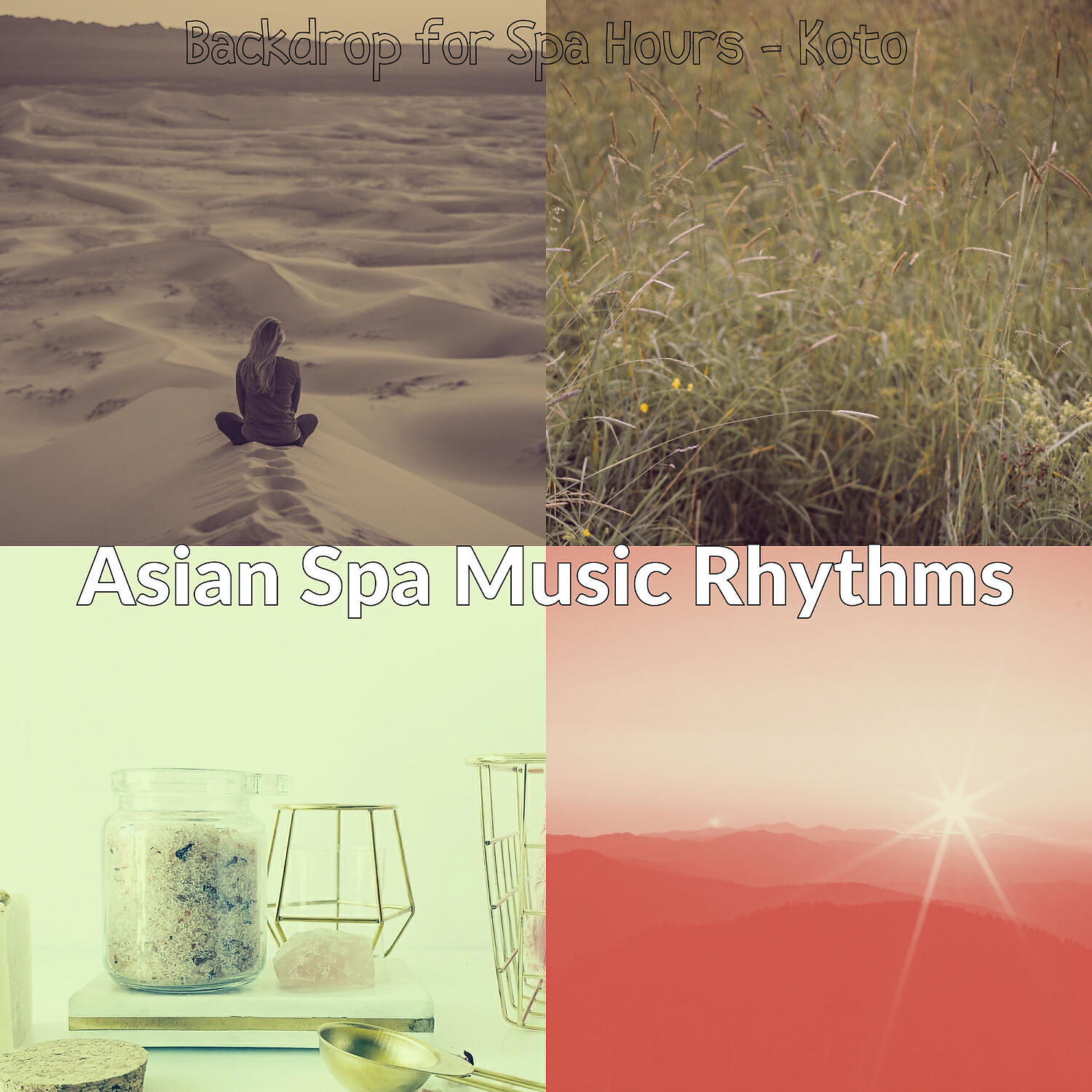 Asian Spa Music Rhythms - Harp and Koto Soundtrack for Coconut Oil Massage