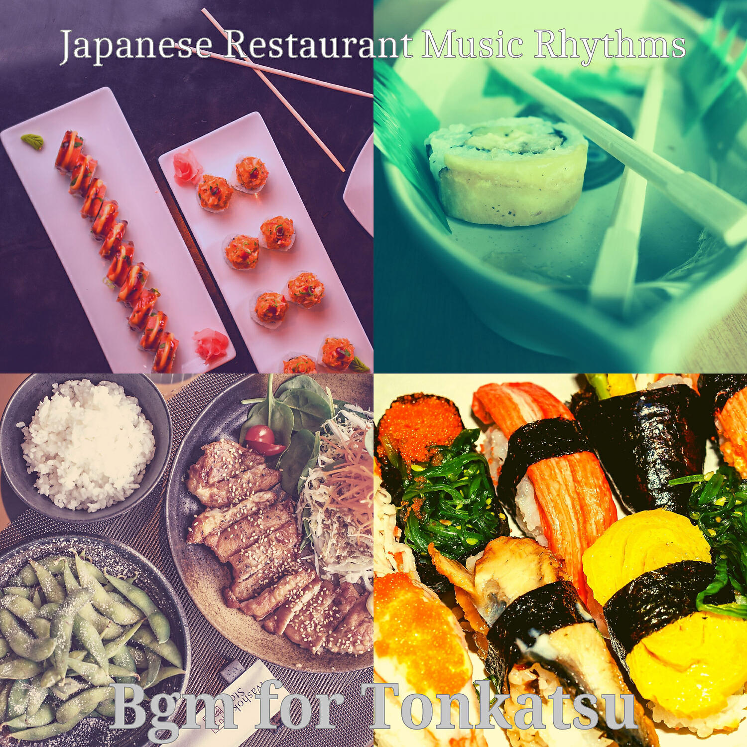 Japanese Restaurant Music Rhythms - Harp and Koto Soundtrack for Tonkatsu