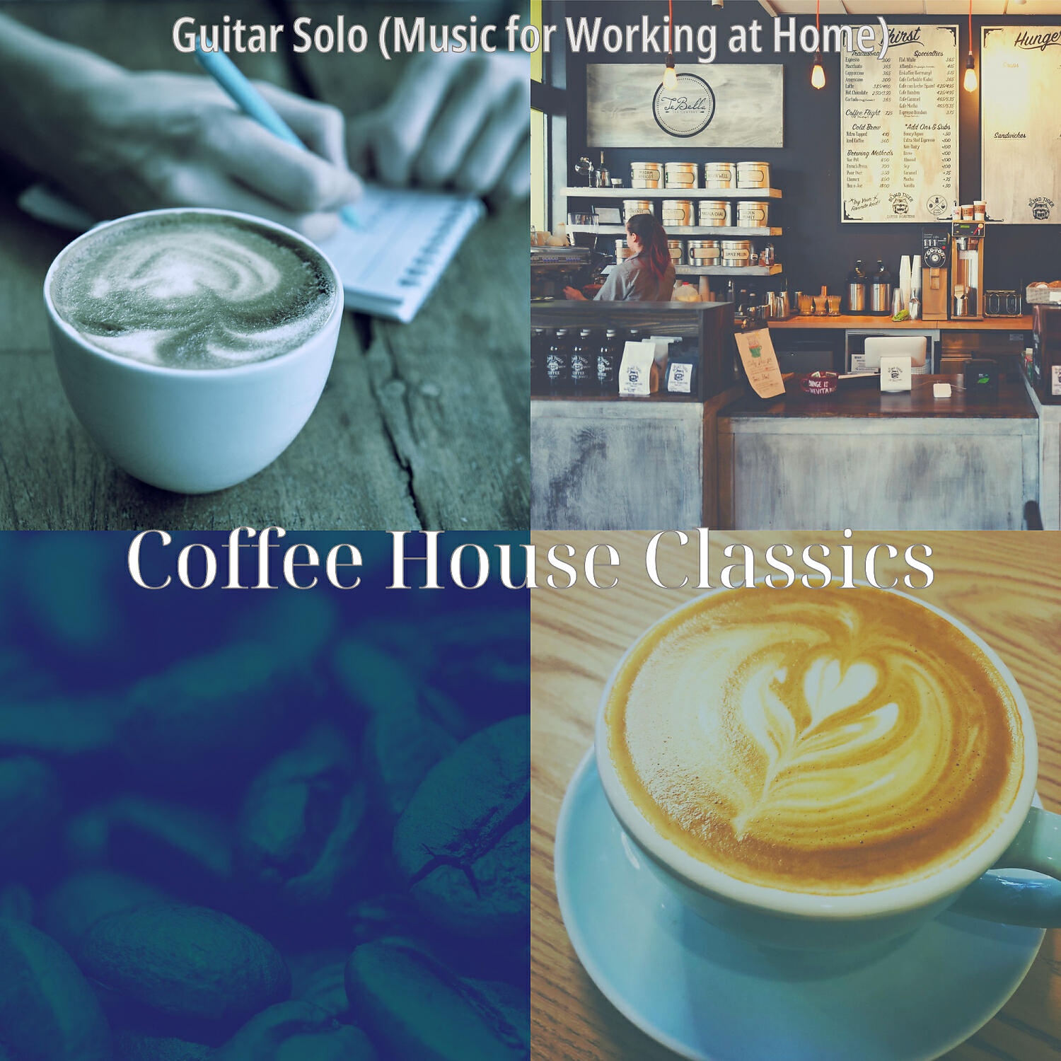 Coffee House Classics - Vintage Jazz Guitar Trio - Vibe for Freelance Work