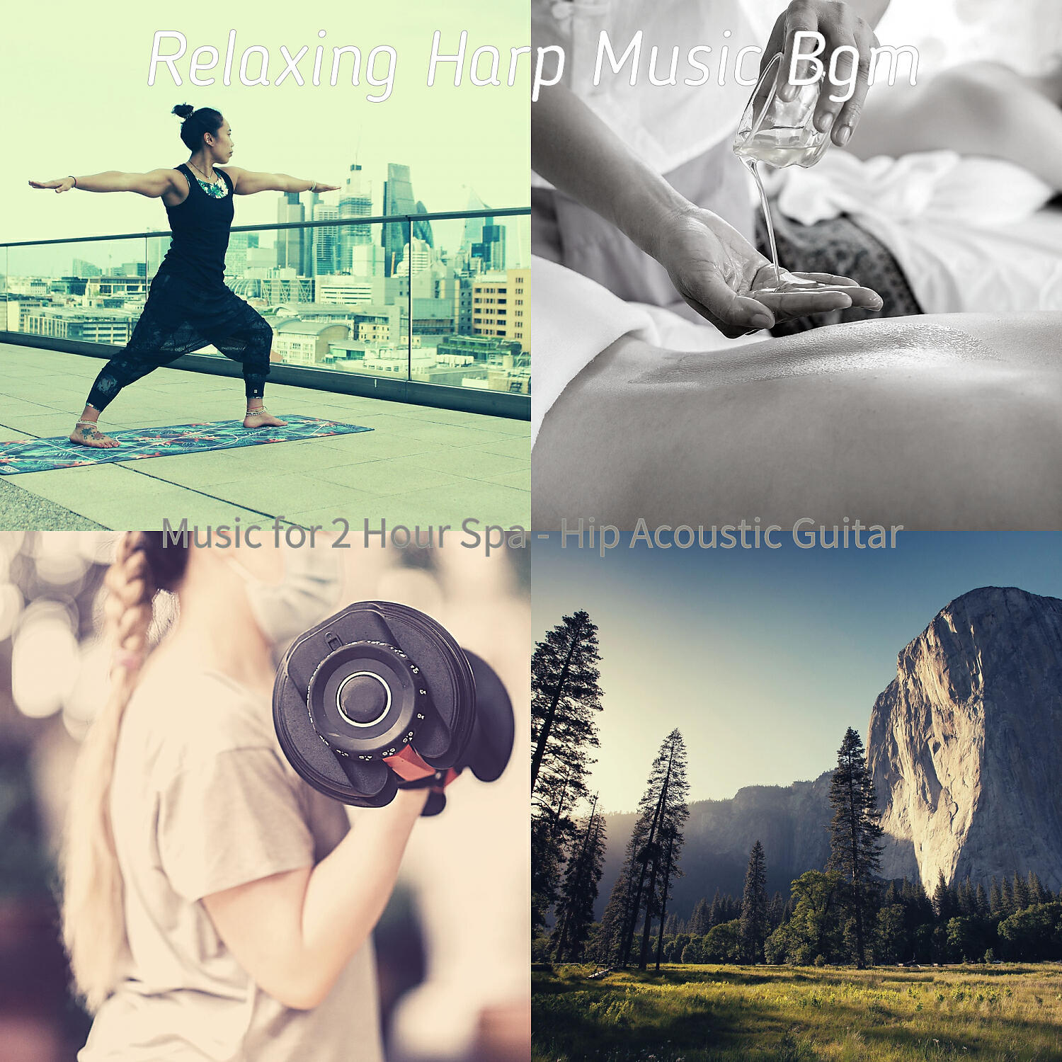 Relaxing Harp Music Bgm - Playful Guitar and Harps - Vibe for Spa Hours