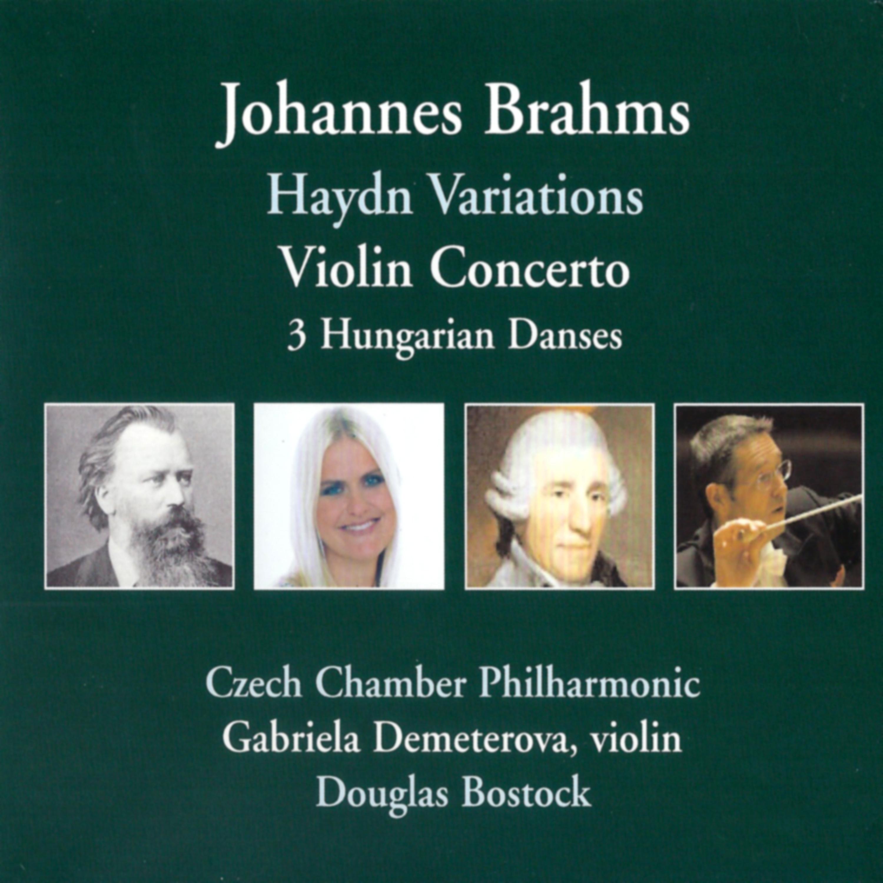 Постер альбома Gabriela Demeterová - Haydn Variations, Violin Concerto, 3 Hungarian Danses