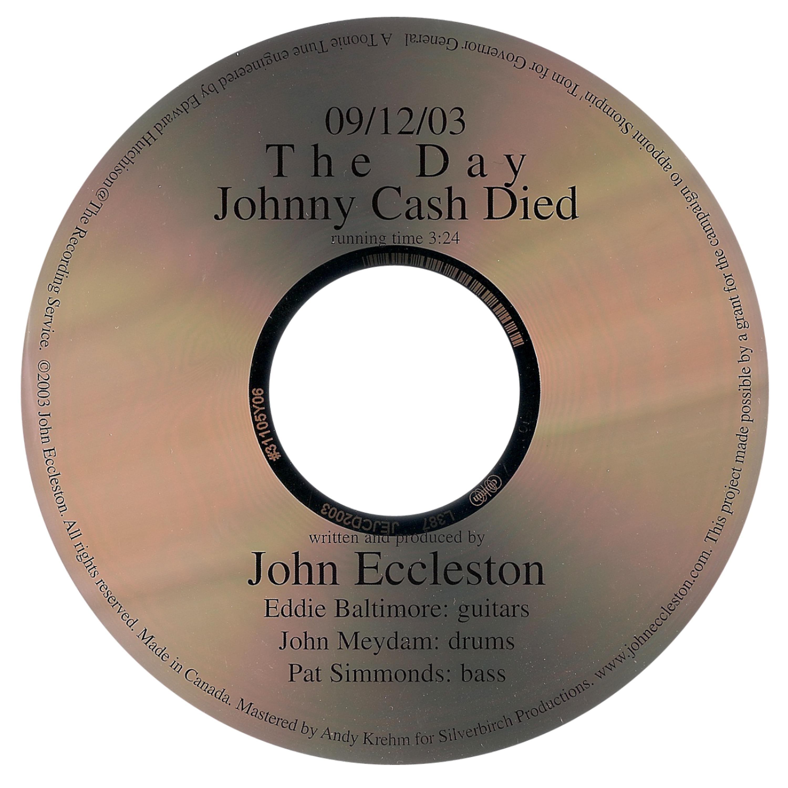 Постер альбома The Day Johnny Cash Died