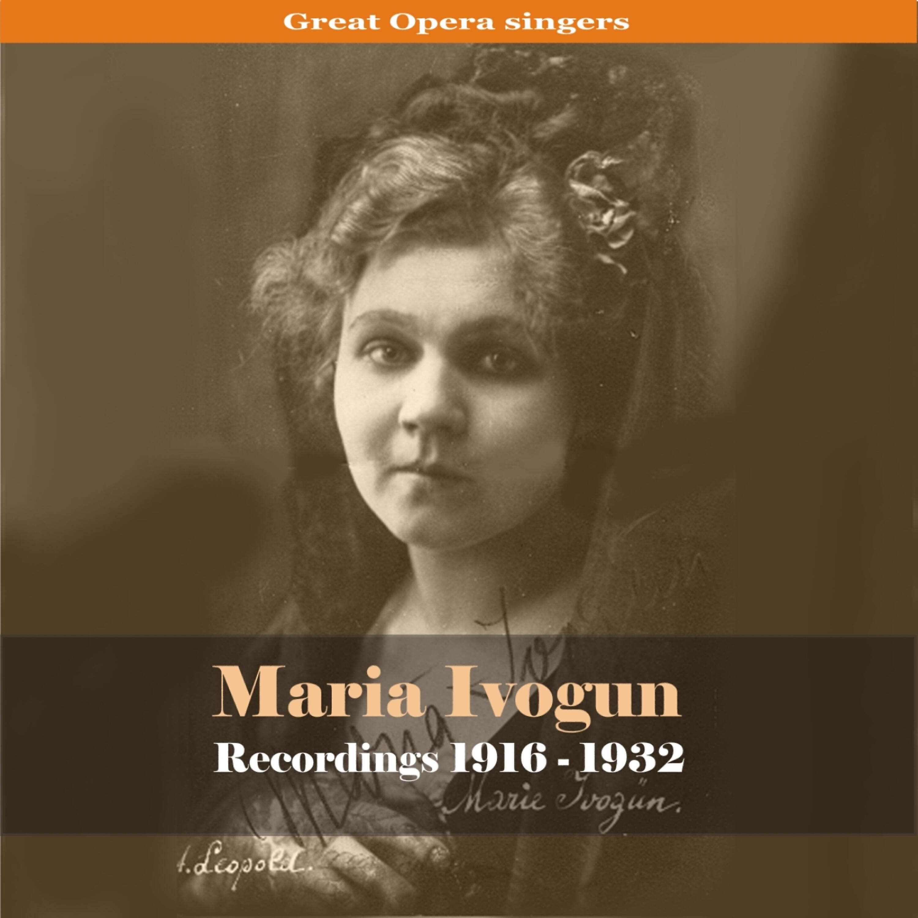 Maria Ivogun - Two Folksongs arr. Gund, Gsatzli, Maria auf dem Berge