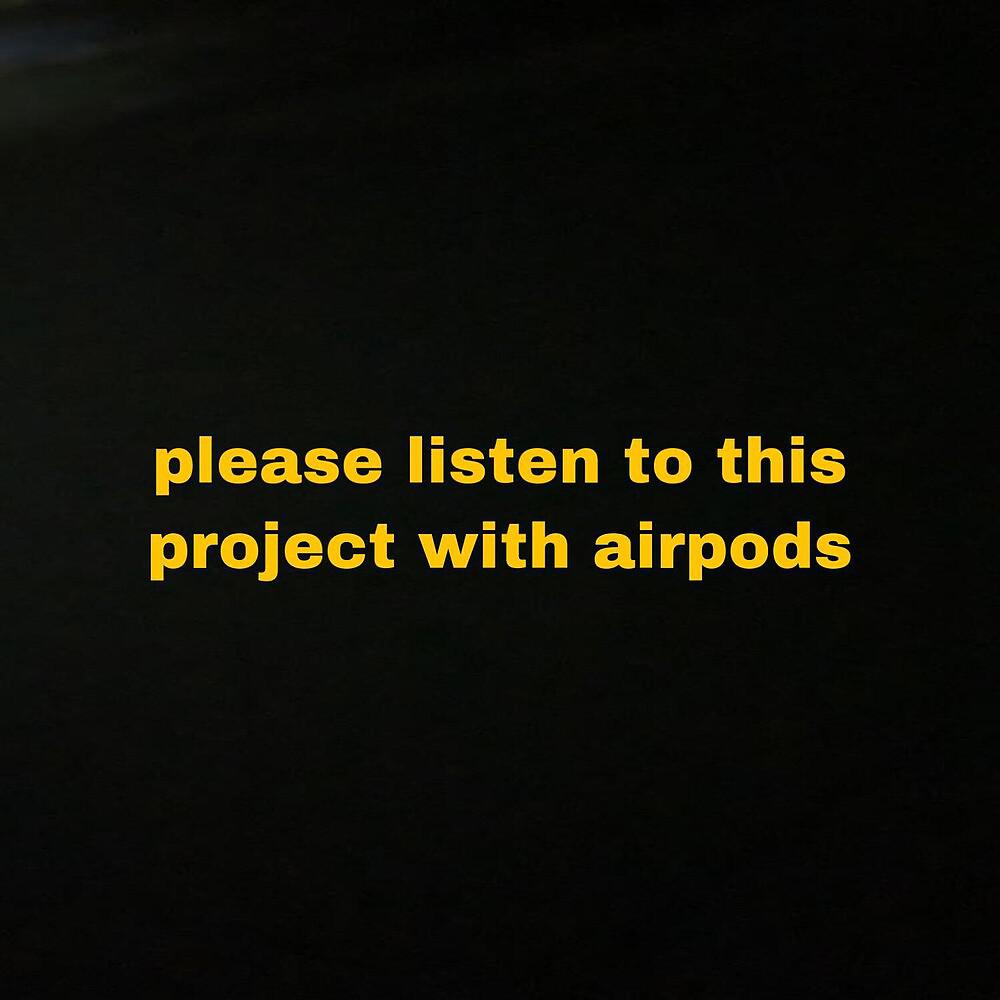Постер альбома Please Listen to This Project with Airpods