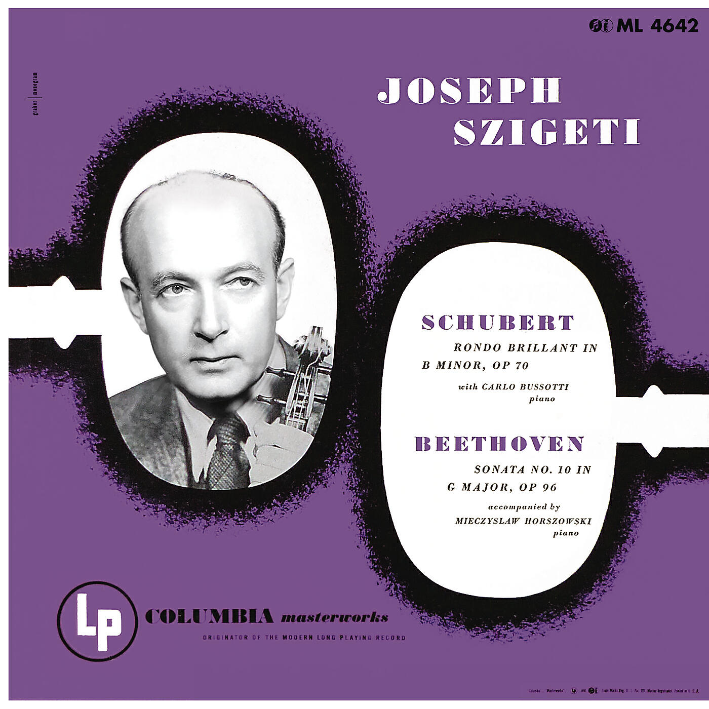 Joseph Szigeti - Violin Sonata in A Major, Op. 162. D. 574 