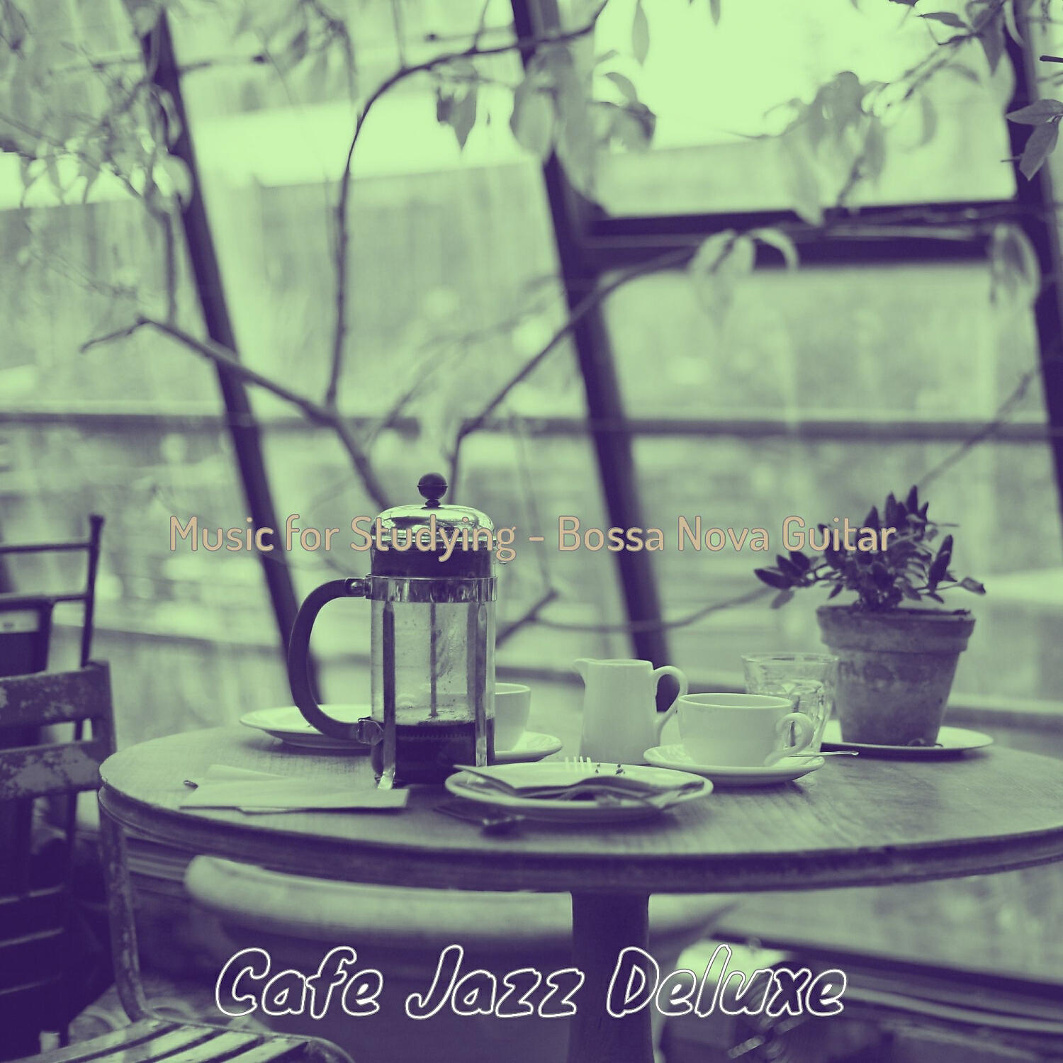 Cafe Jazz Deluxe - Bright Saxophone Bossa Nova - Vibe for Reading
