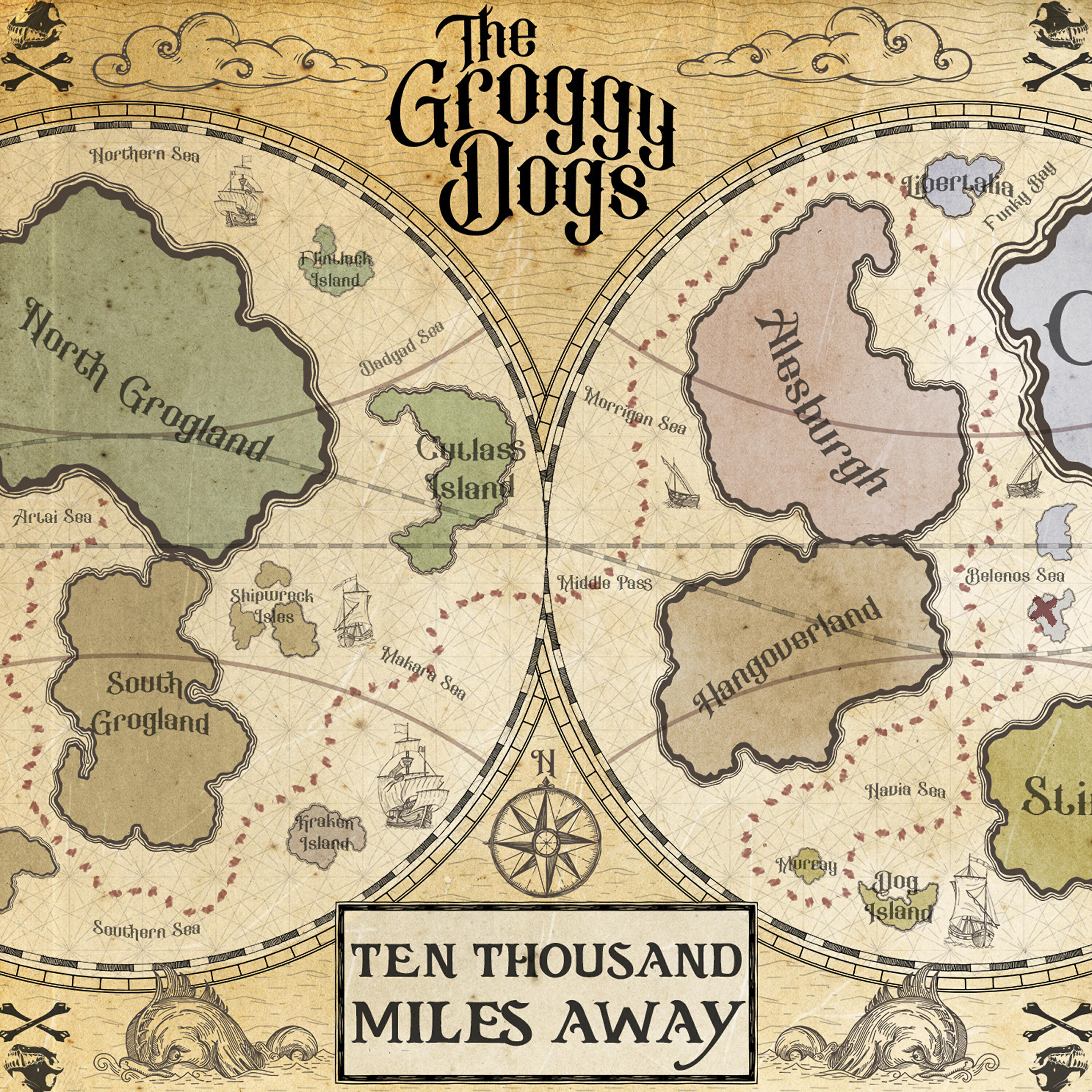 The Groggy Dogs - Ten Thousand Miles Away