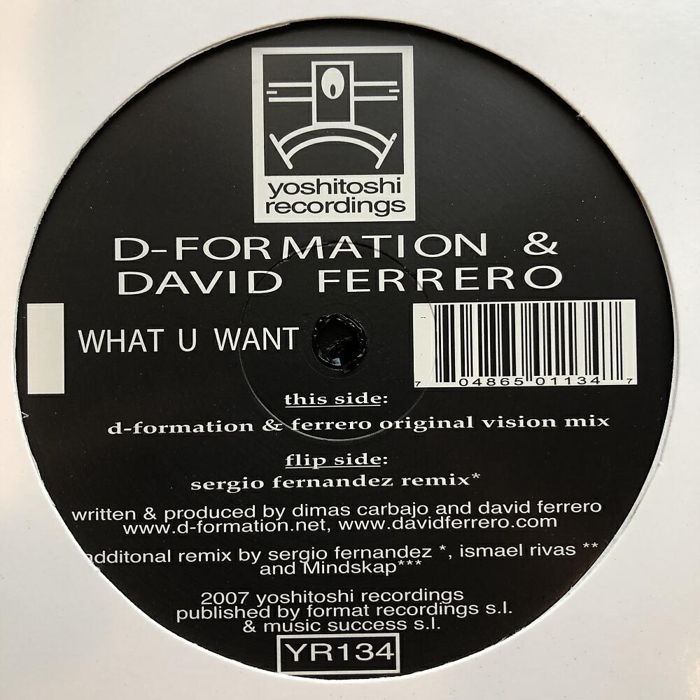 D-Formation - What U Want (Ismael Rivas (aka Riva) Factomania Remix)