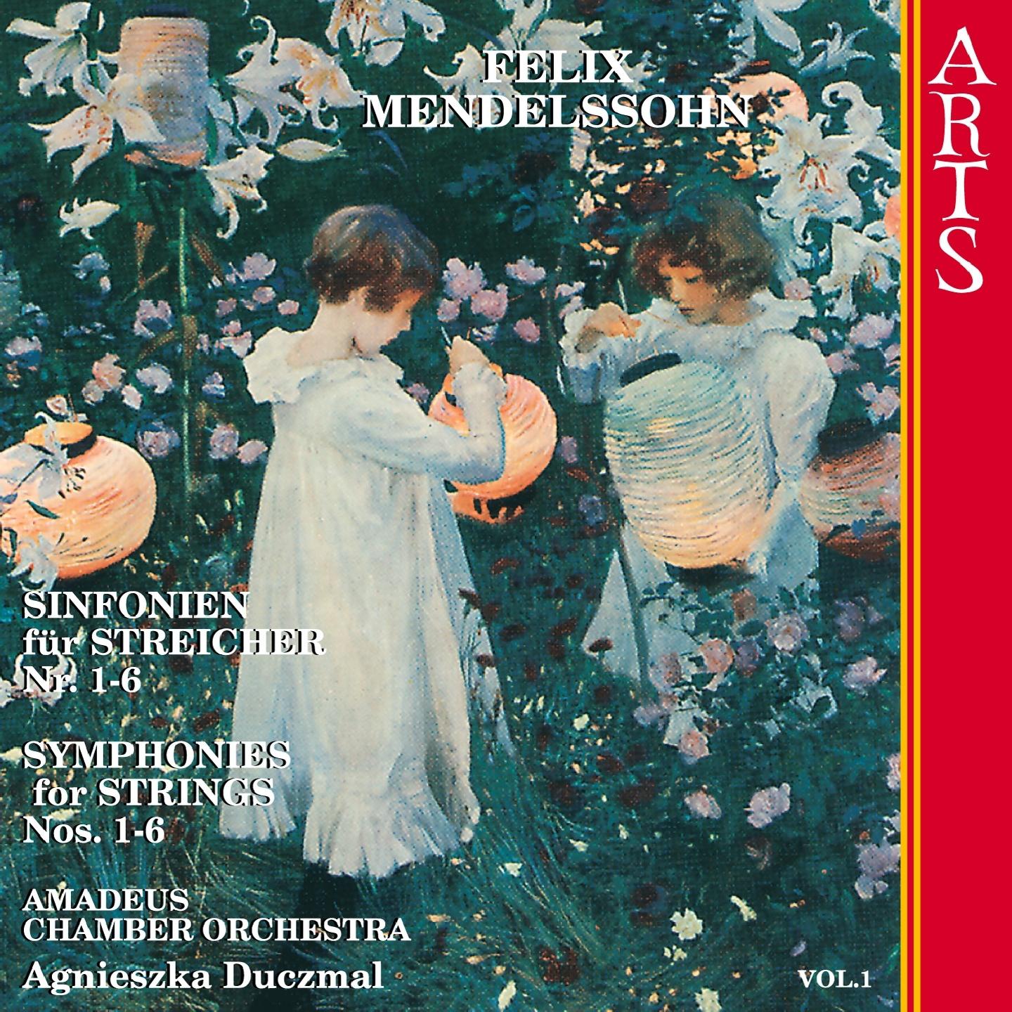 Постер альбома Mendelssohn: Symphonies for Strings Nos. 1-6, Vol. 1