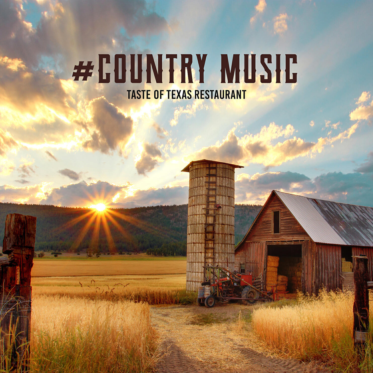 Постер альбома #Country Music: Taste of Texas Restaurant - Road House, Hotels, Café and Lounge Bar