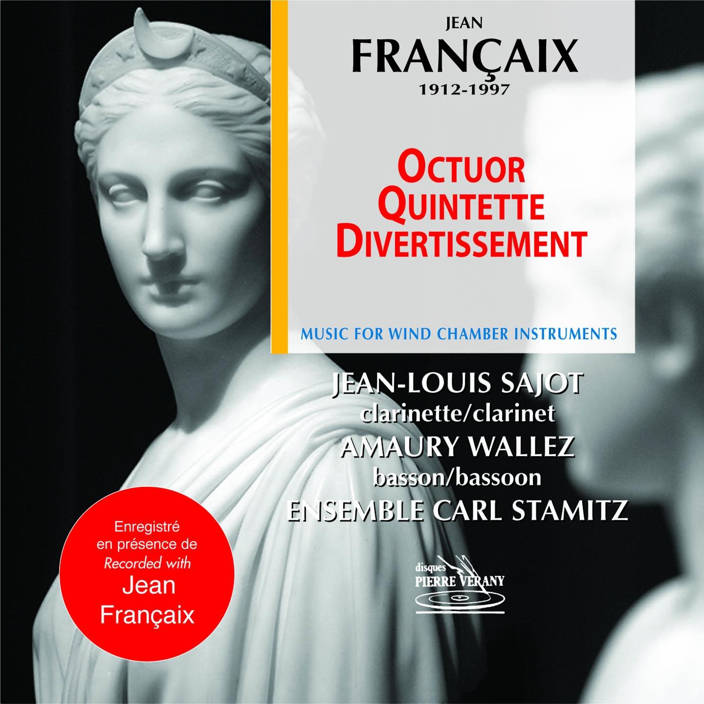 Постер альбома Francaix : Octuor, Quintette & Divertissement
