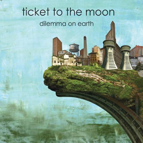 Ticket To The Moon - A Black & White Picture of a Rainbow