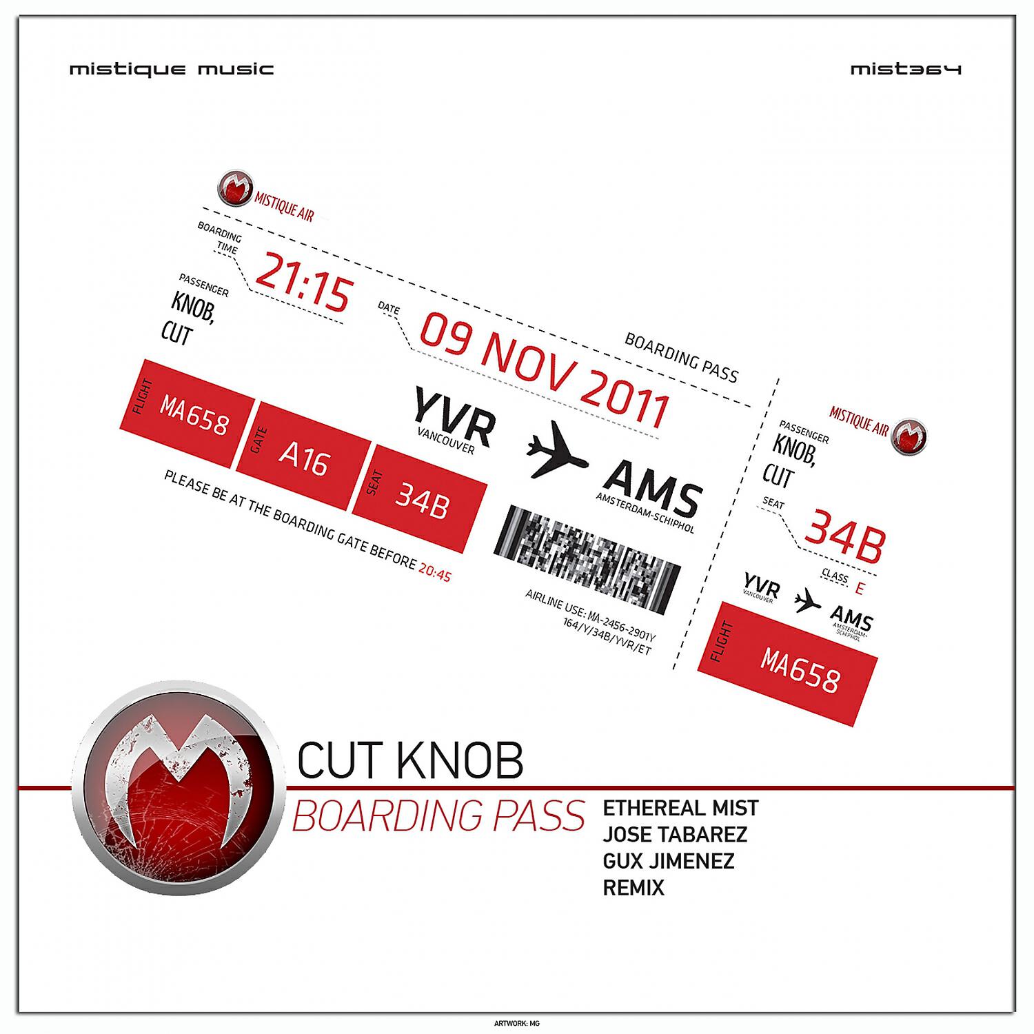 CUT KNOB - Boarding Pass (Ethereal Mist Remix)