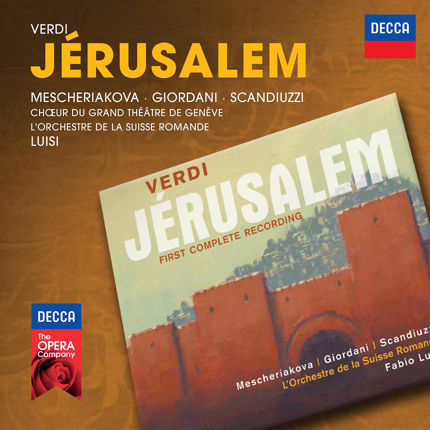 Постер альбома Verdi: Jérusalem