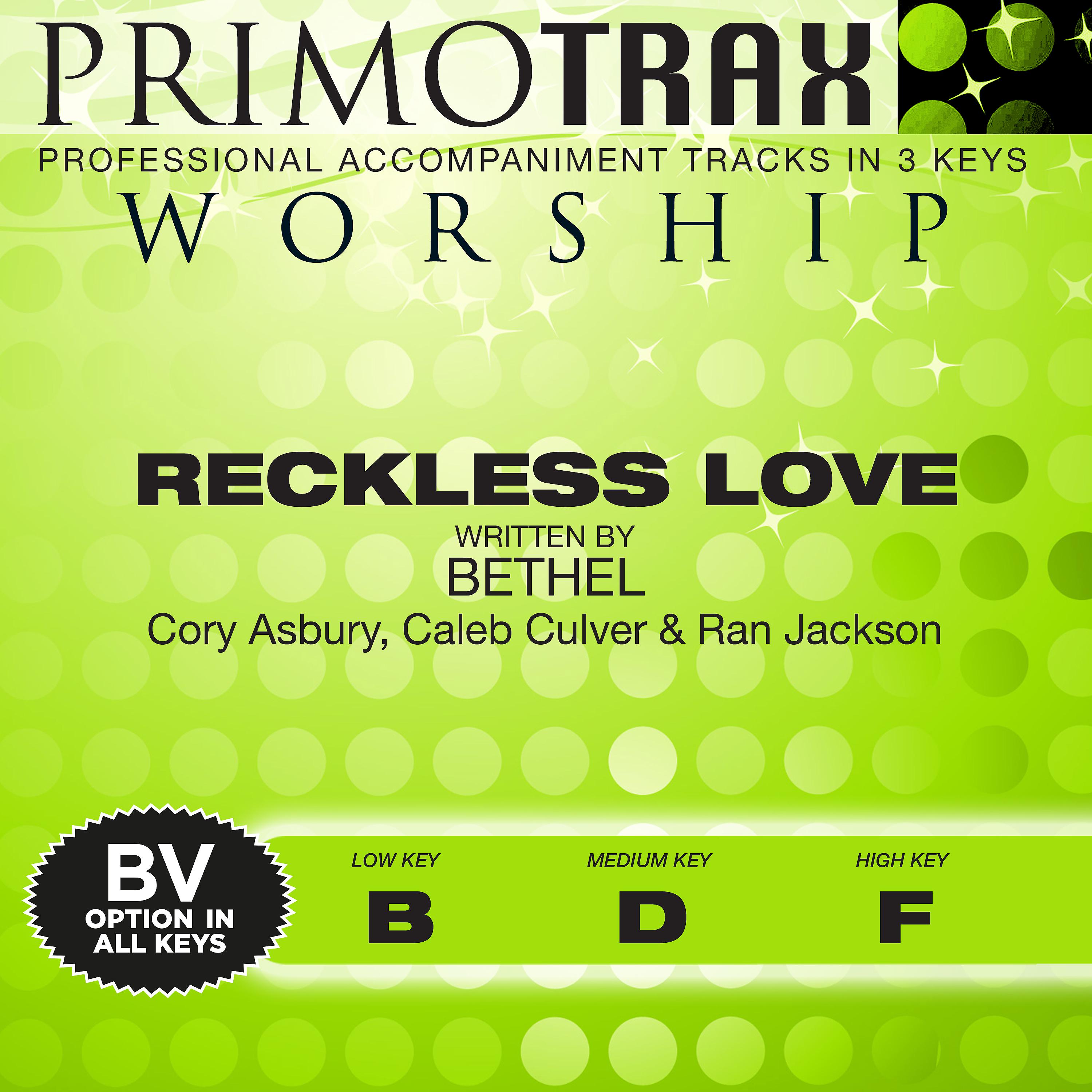 Постер альбома Reckless Love (Performance Tracks) - EP