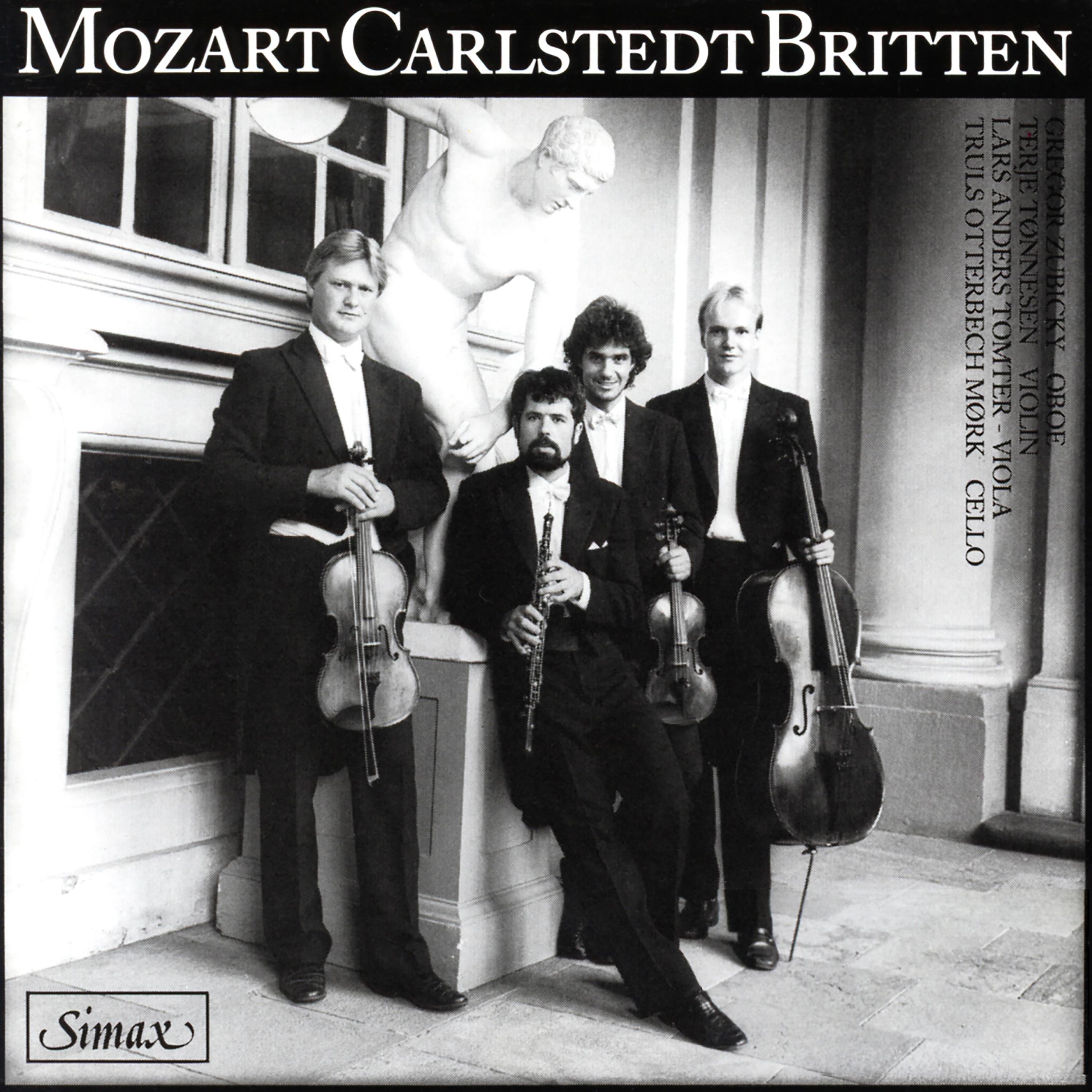 Постер альбома Mozart · Carlstedt · Britten