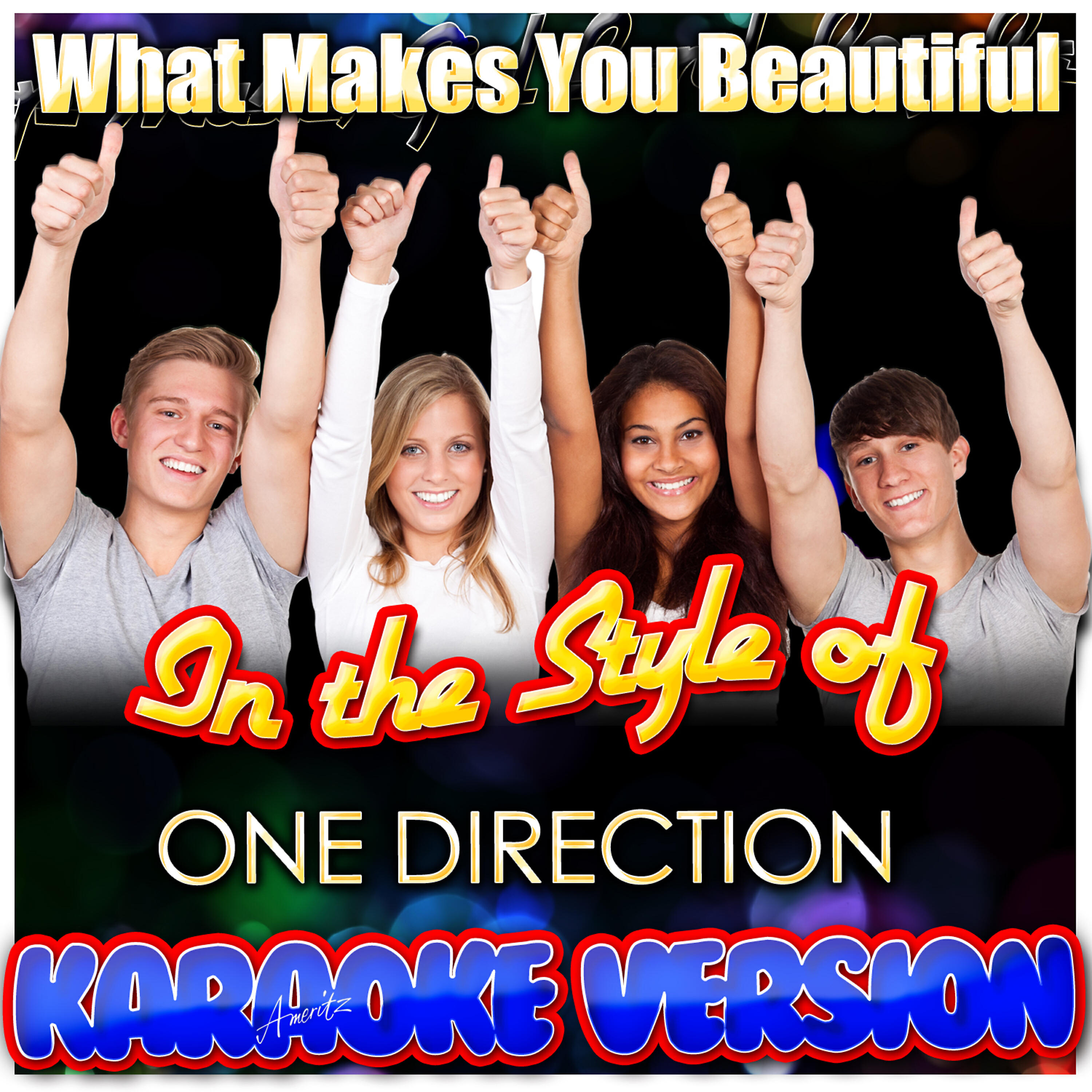 Ameritz - Karaoke - What Makes You Beautiful (In the Style of One Direction) [Karaoke Version]