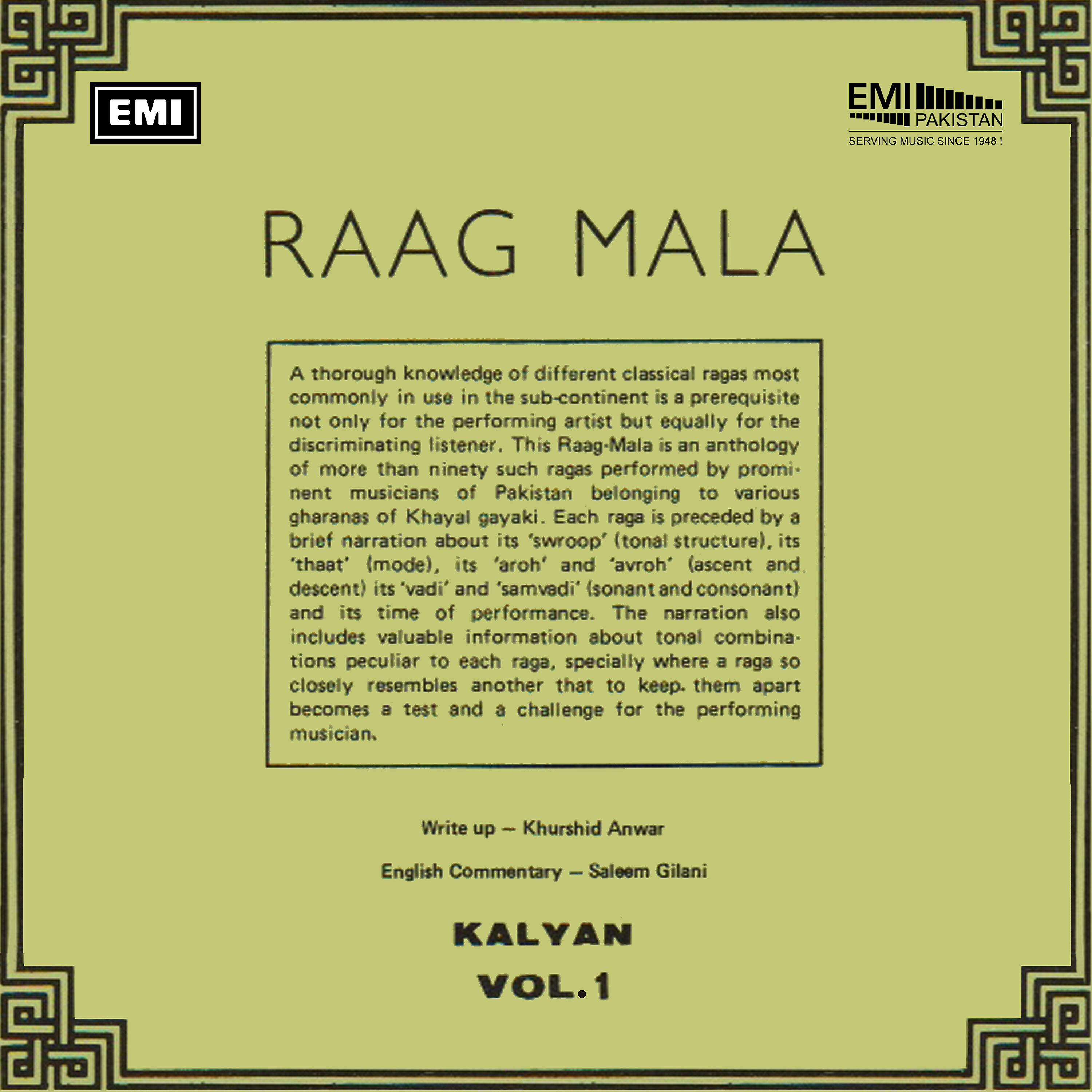 Ustad Salamat Ali Khan - Eman - Teen Taal