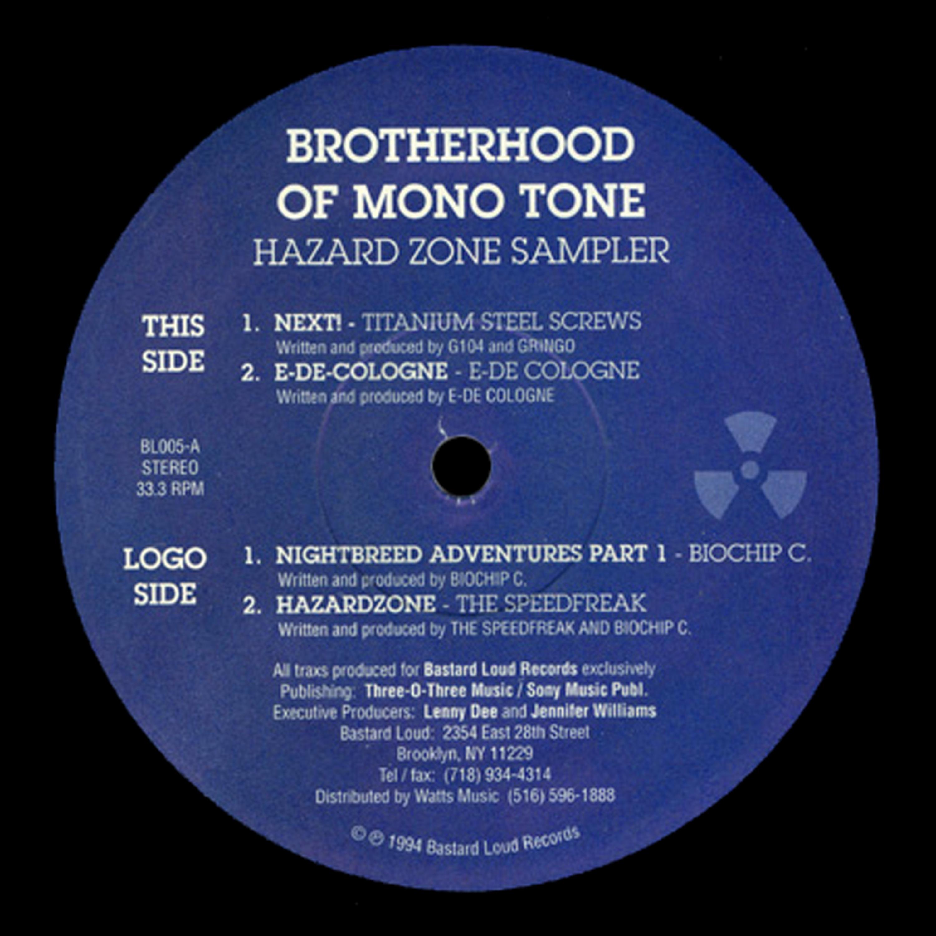 Постер альбома Brotherhood Of Monotone