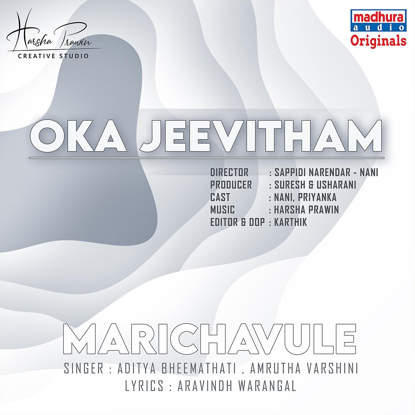Постер альбома Oka Jeevitham