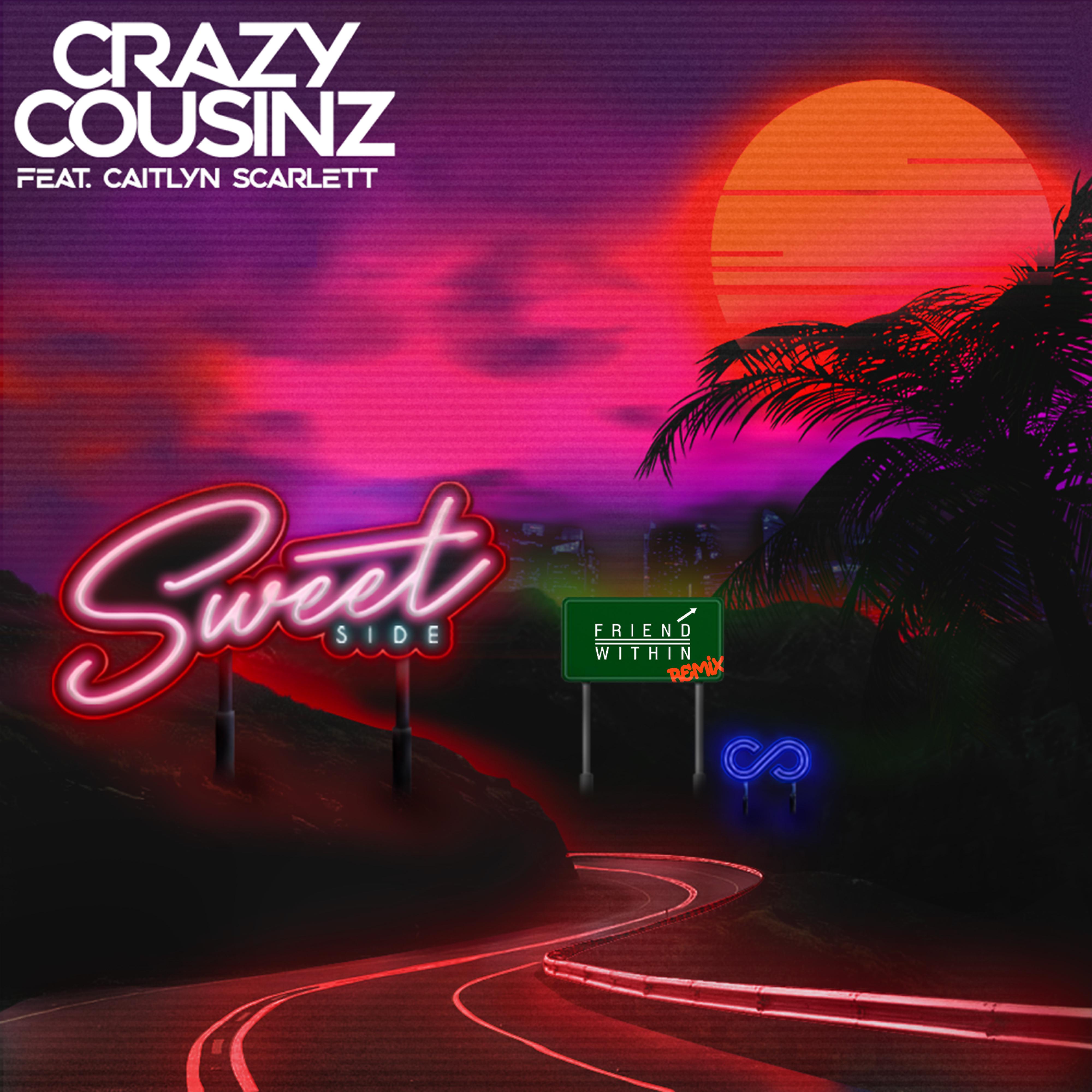 Постер альбома Sweet Side (feat. Caitlyn Scarlett) [Friend Within Remix]