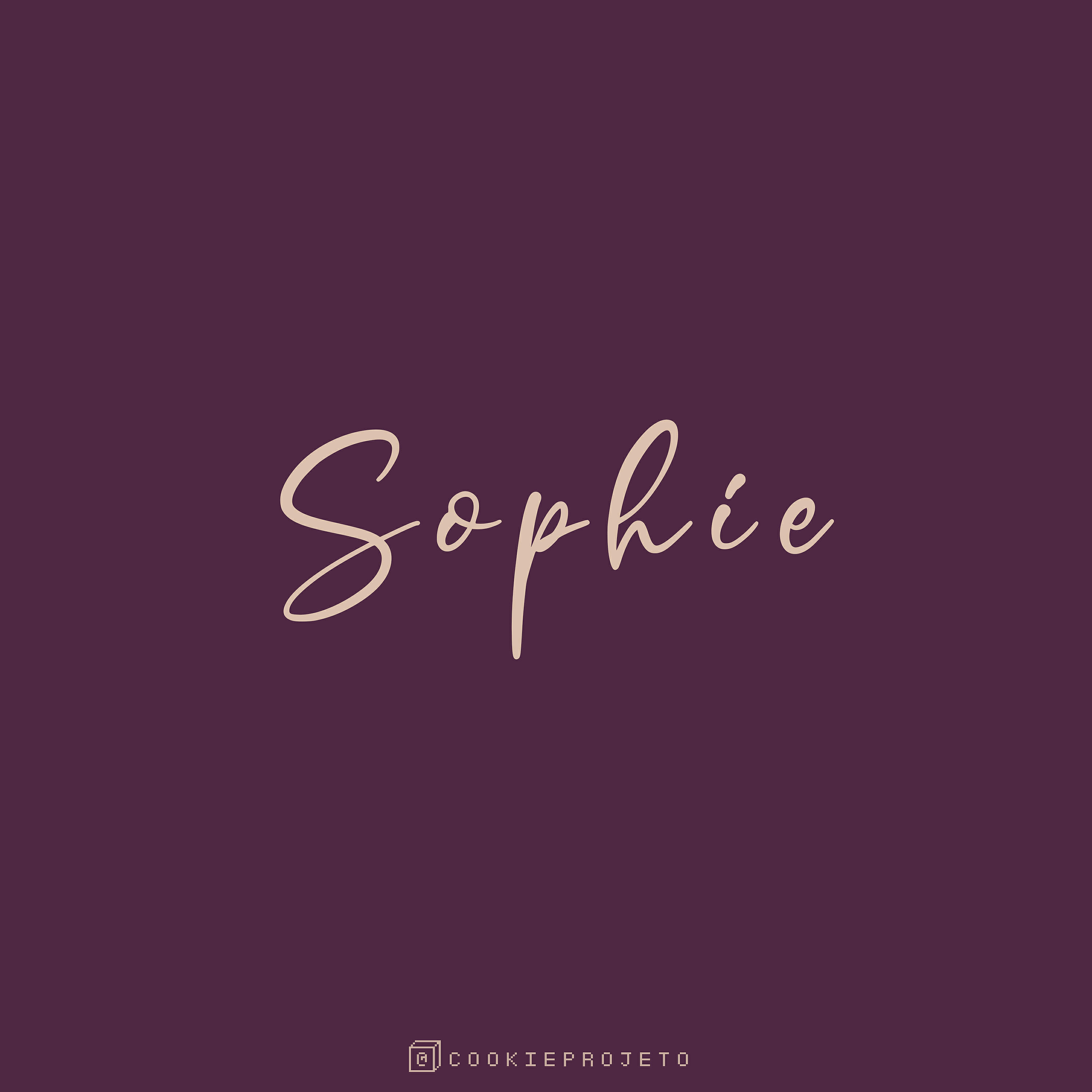 Projeto Cookie - Sophie