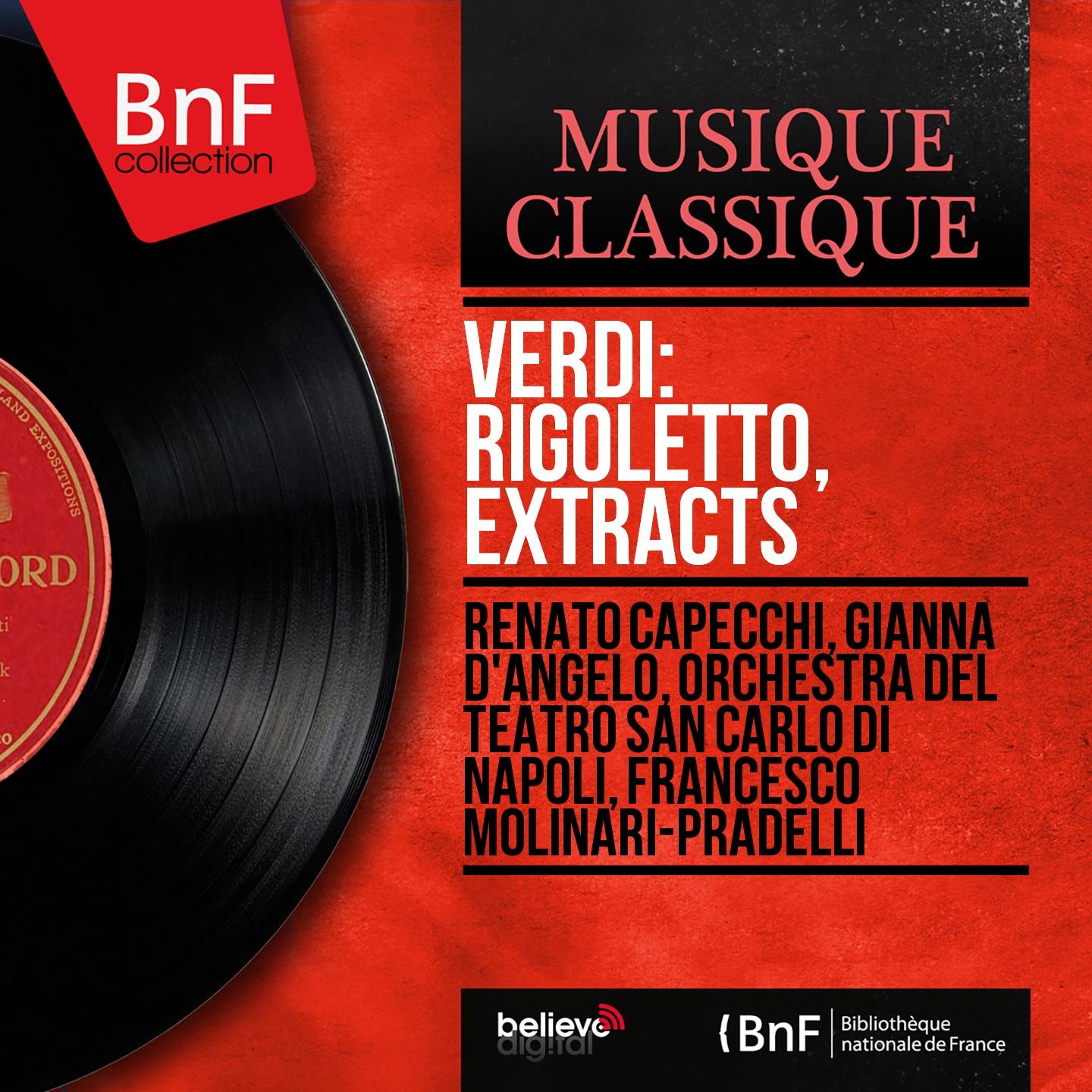 Постер альбома Verdi: Rigoletto, Extracts (Stereo Version)