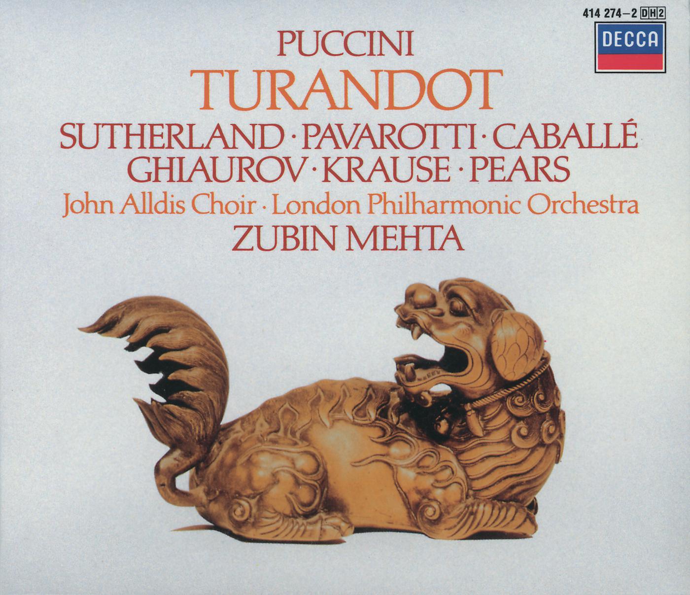 Постер альбома Puccini: Turandot