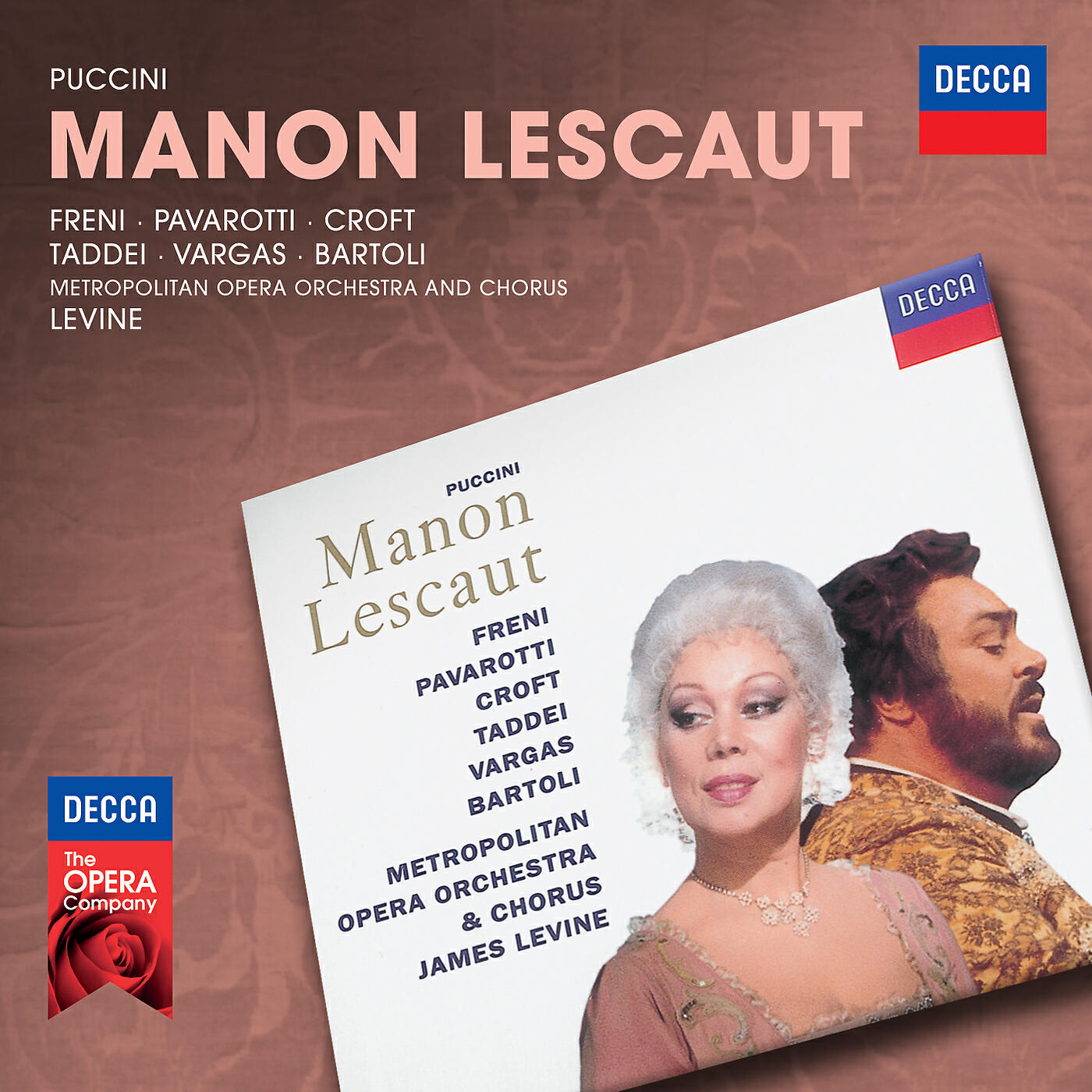 Luciano Pavarotti - Puccini: Manon Lescaut / Act 1 - Cortese damigella