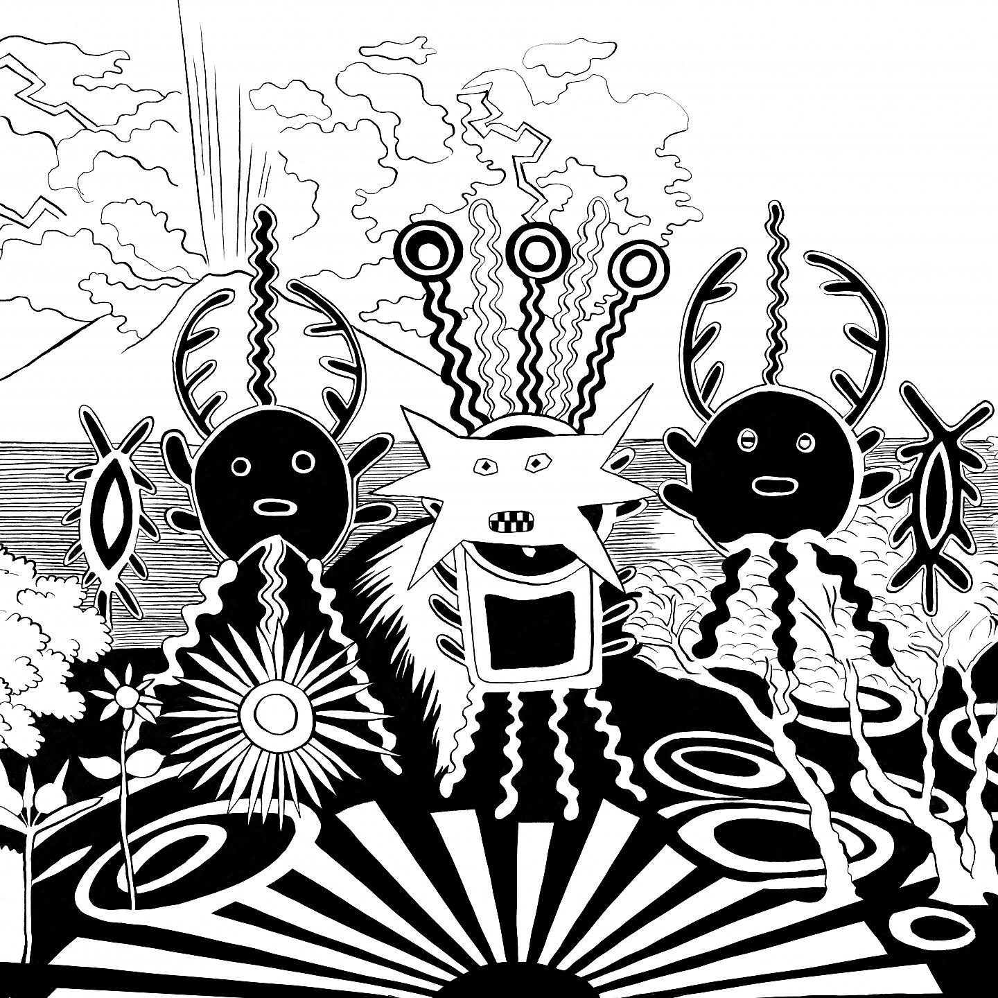 Symo Reyn - Yellow and Black Garden (Dreams)