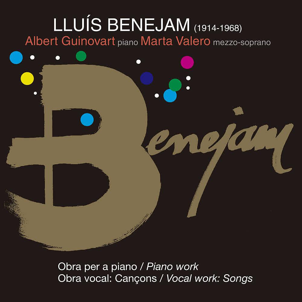 Постер альбома Lluís Benejam I Agell: Obra Per a Piano I Vocal